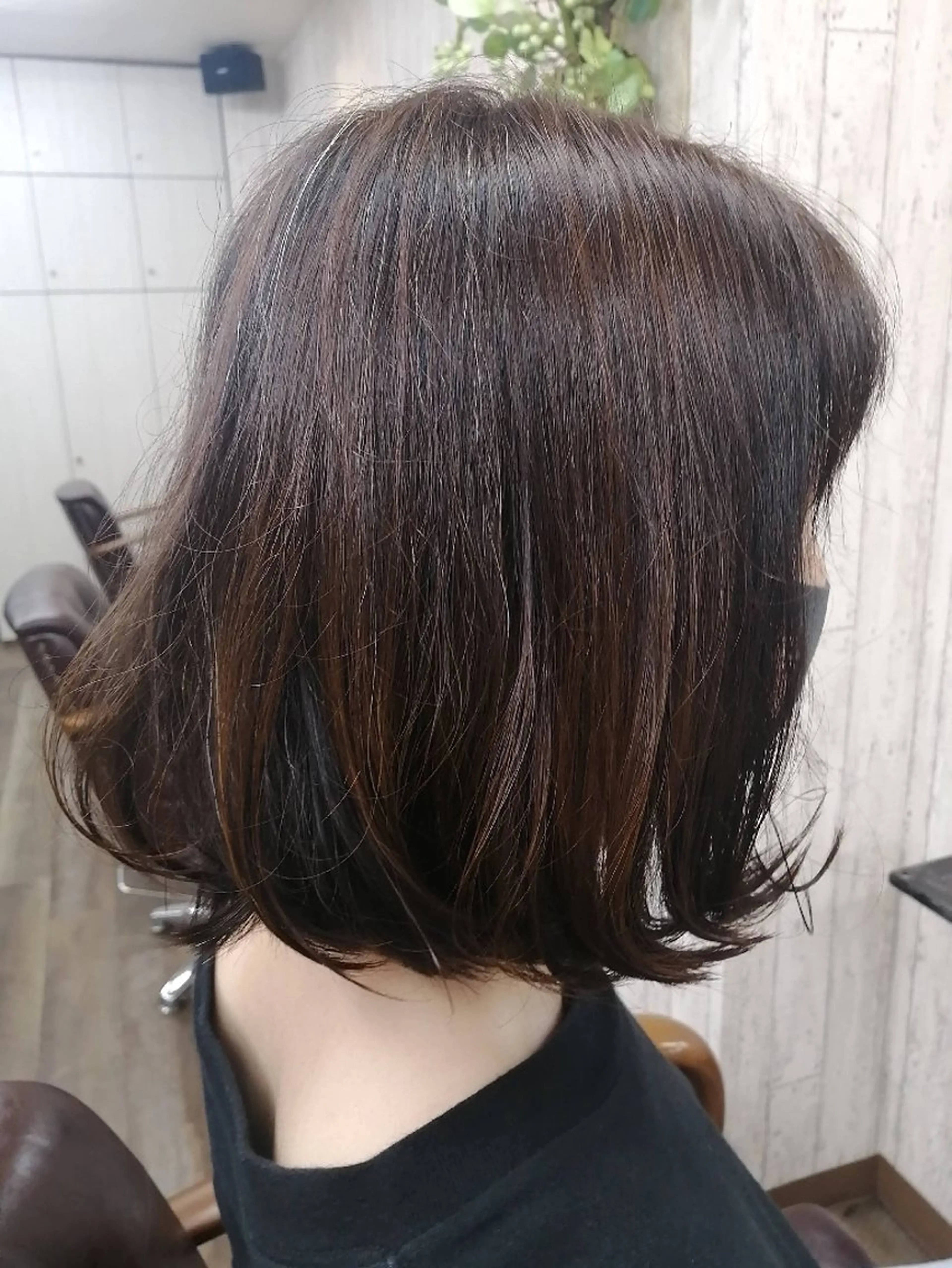 ミディアム ボブ トリートメント カット Fucai tomocoのヘアスタイル