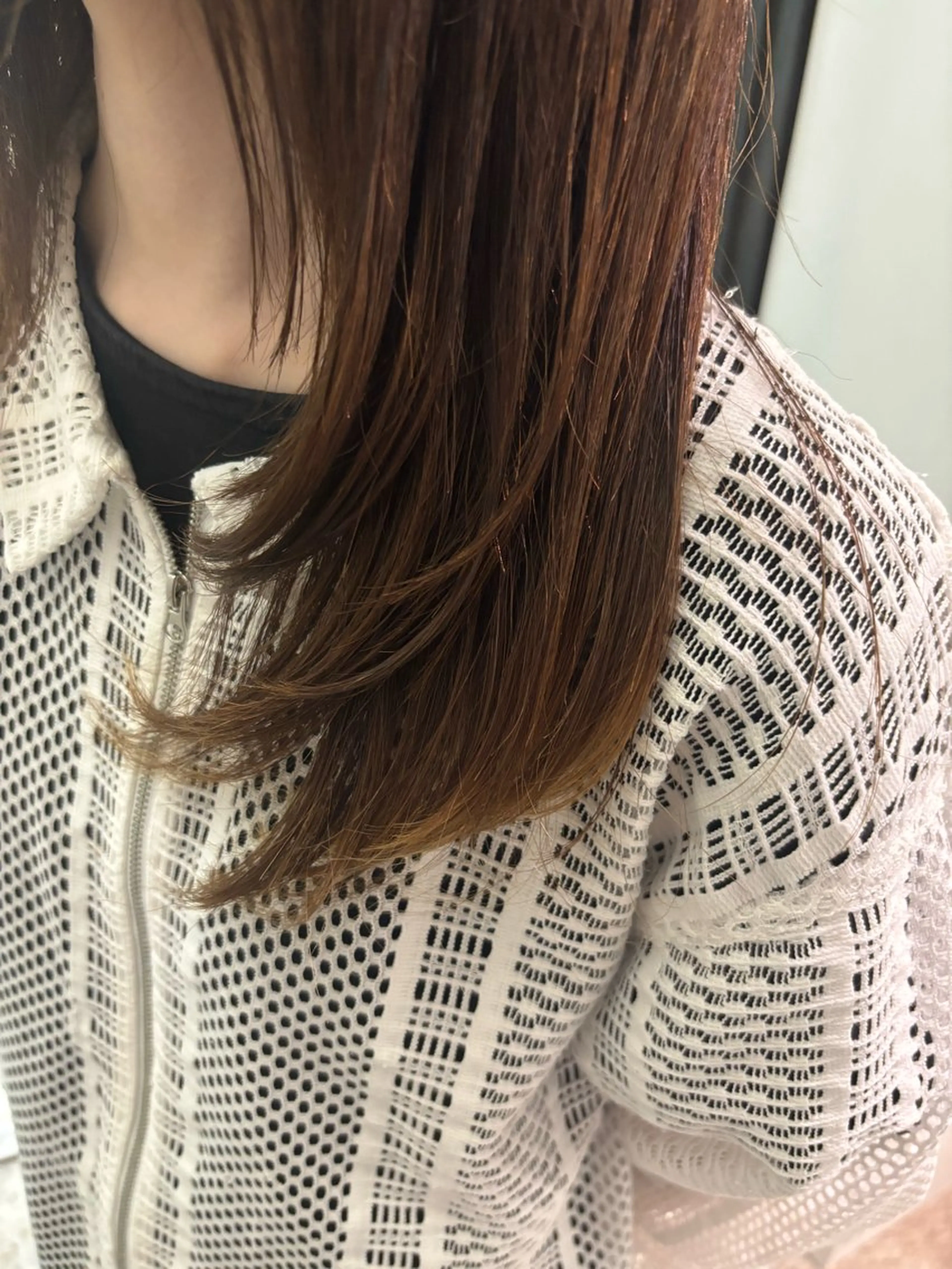 セミロング 成田 楓のヘアスタイル