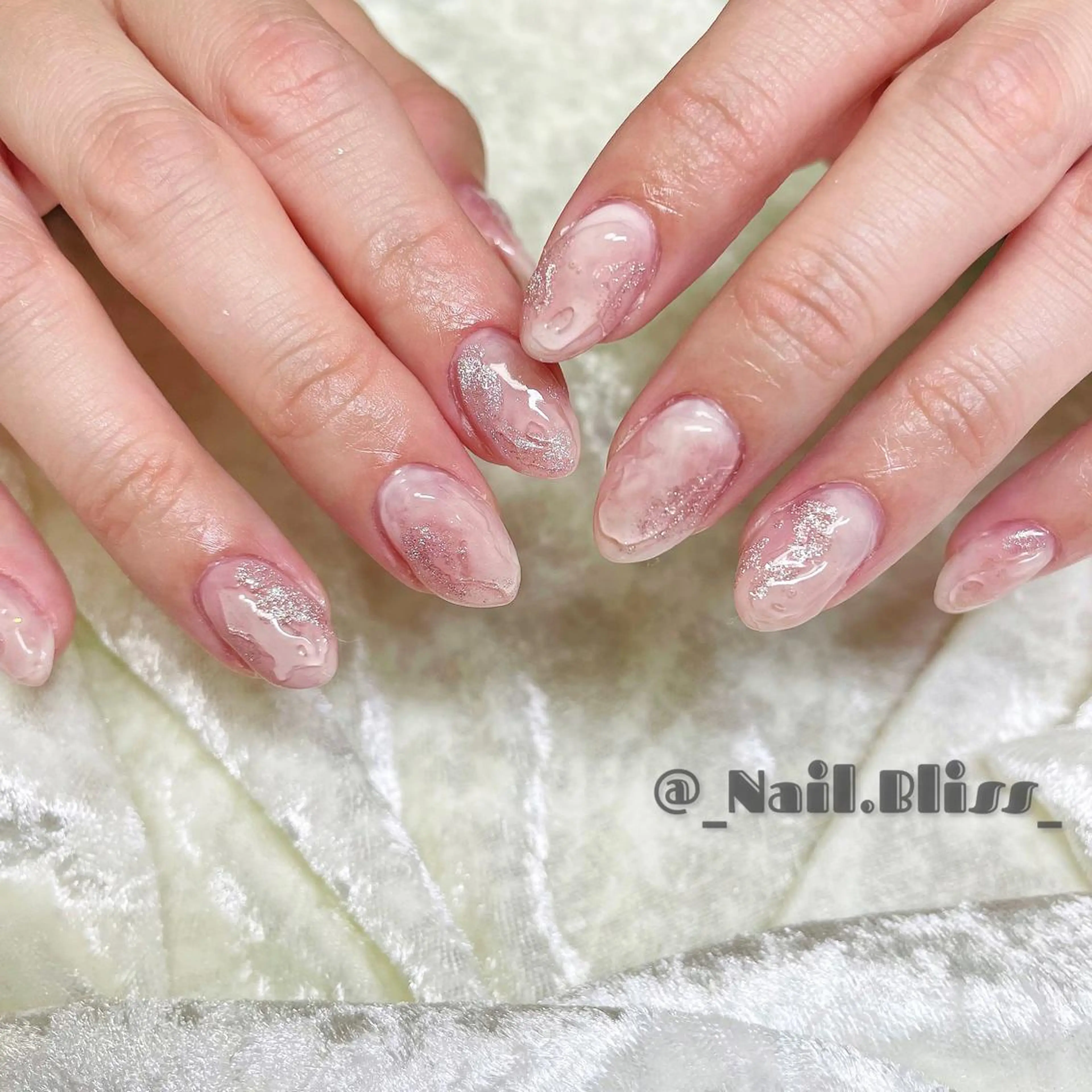 ネイル ぷっくりネイル ハンドネイル NAIL BLISSのネイルデザイン