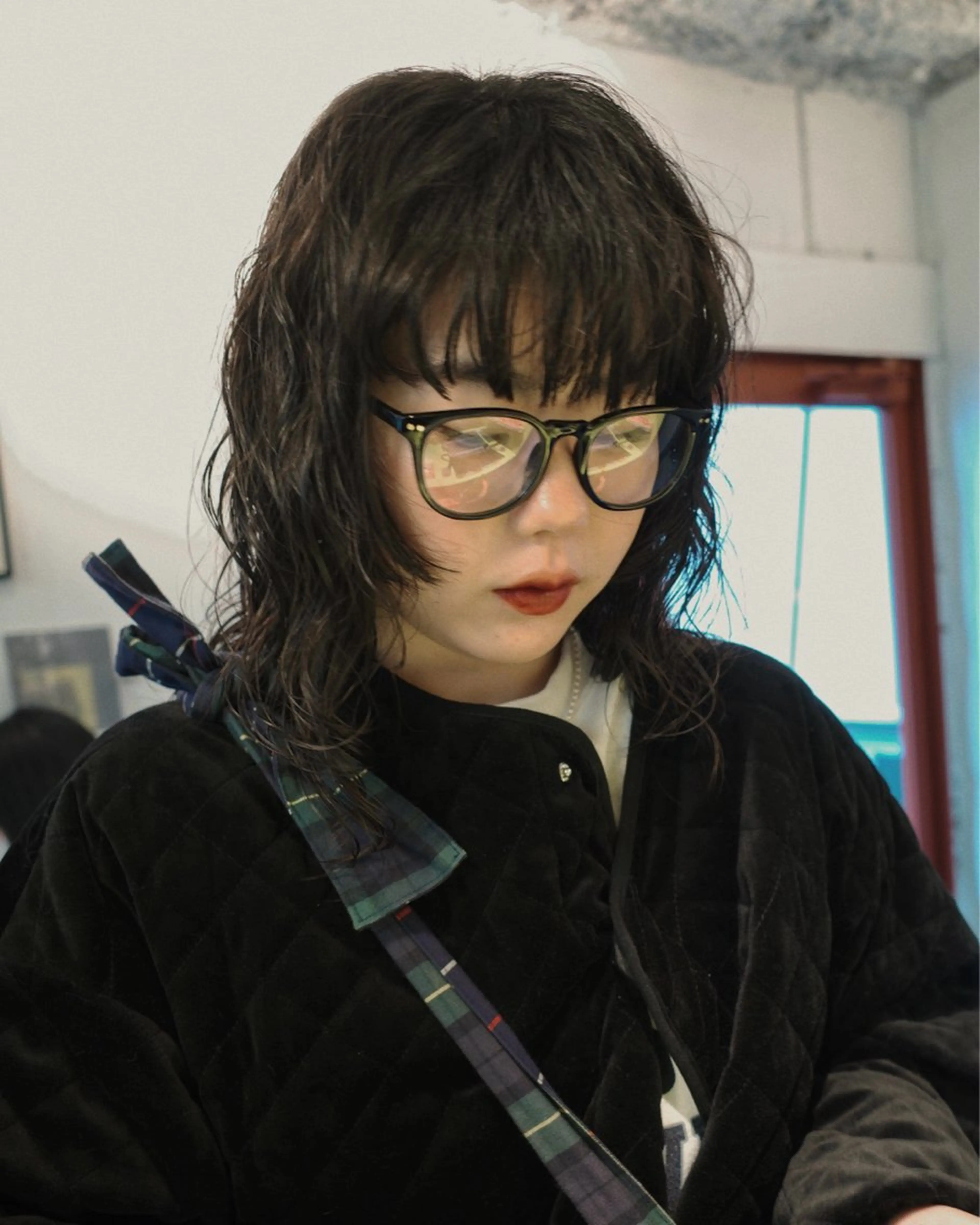 ミディアム カット パーマ レイヤー/パーマ /ウルフ/nabeのヘアスタイル