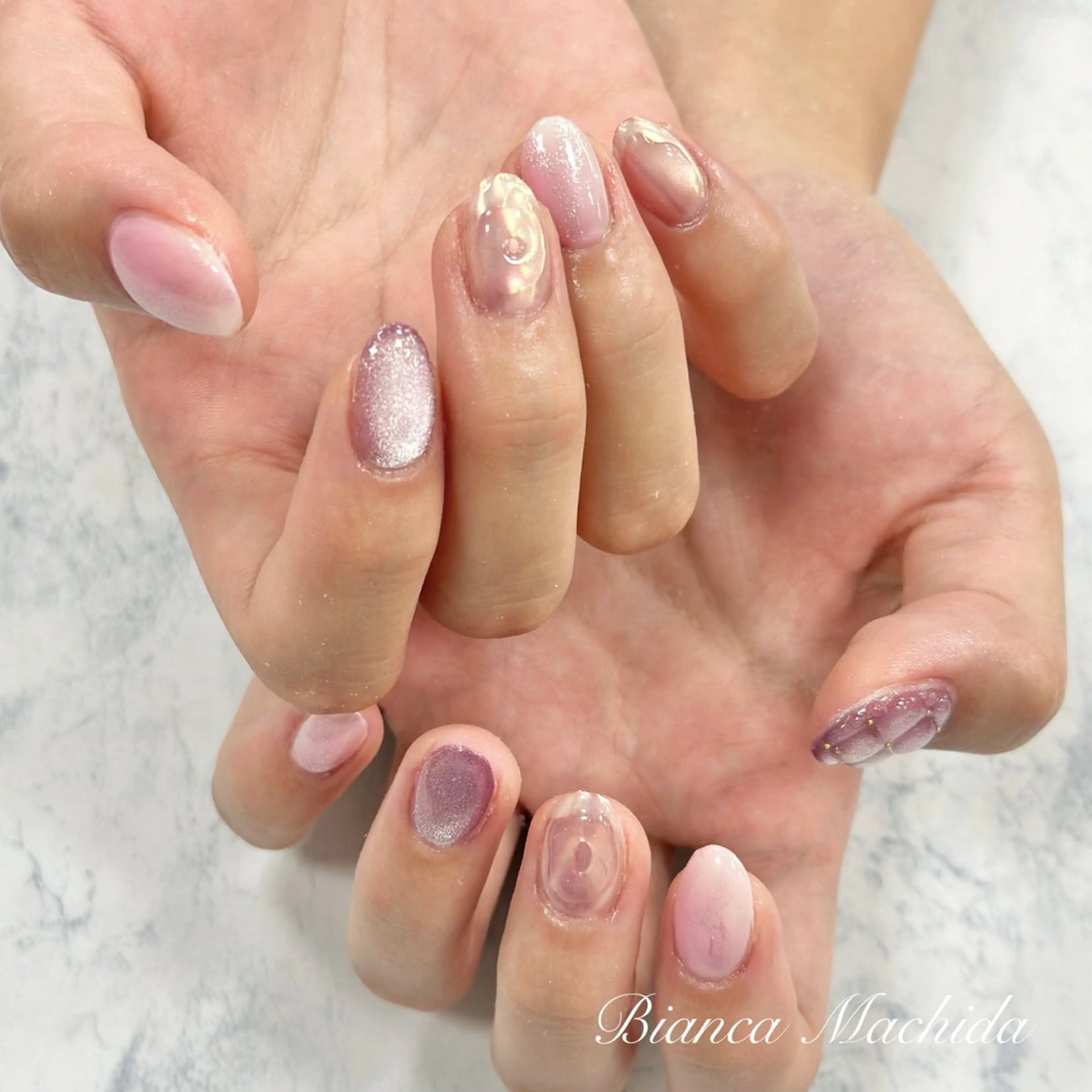 ネイル ハンドネイル Bianca👼🏻 OIKAWAのネイルデザイン