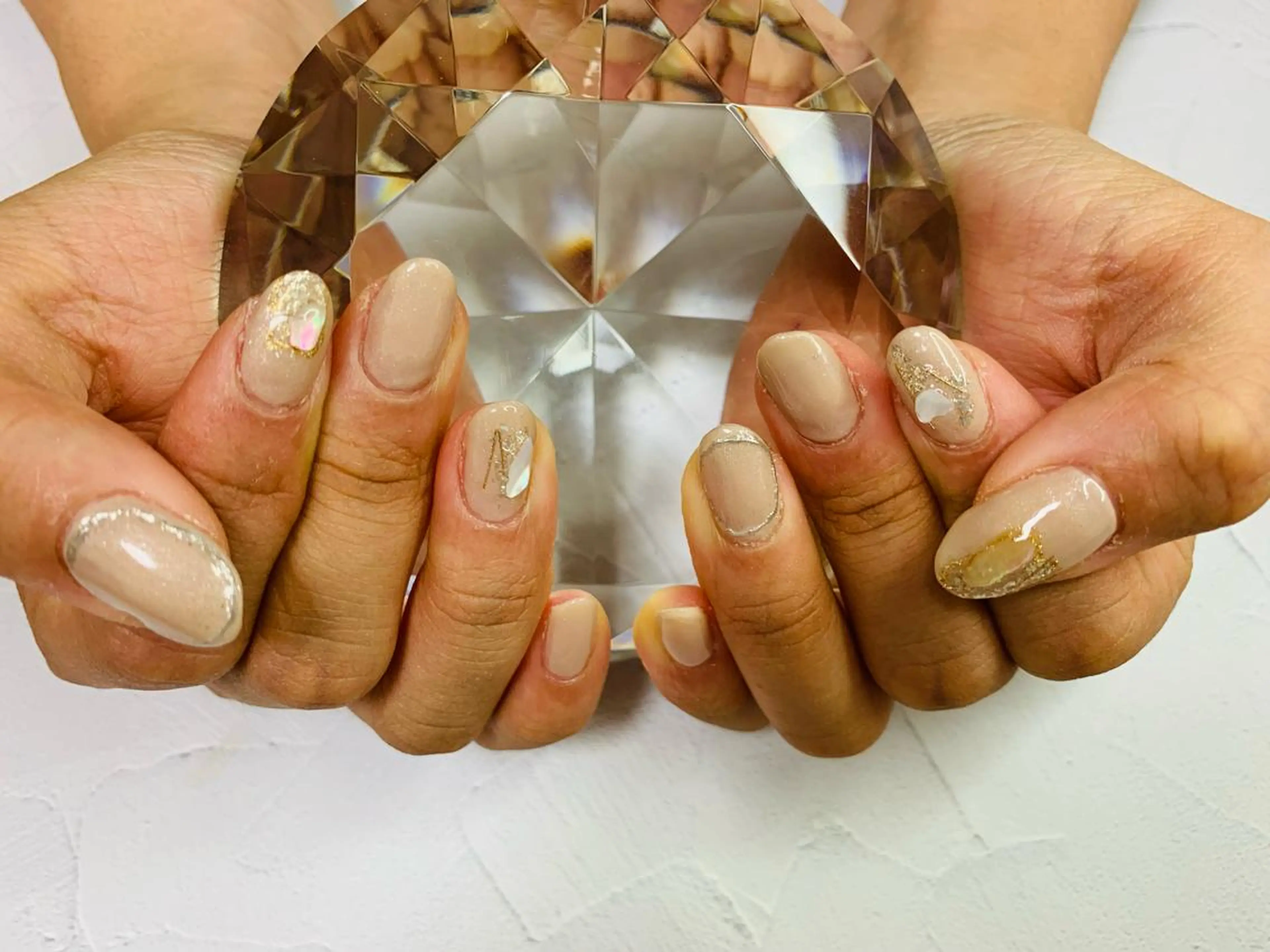 ネイル キラキラネイル ラメ(グリッター) noheanail YONEDAのネイルデザイン