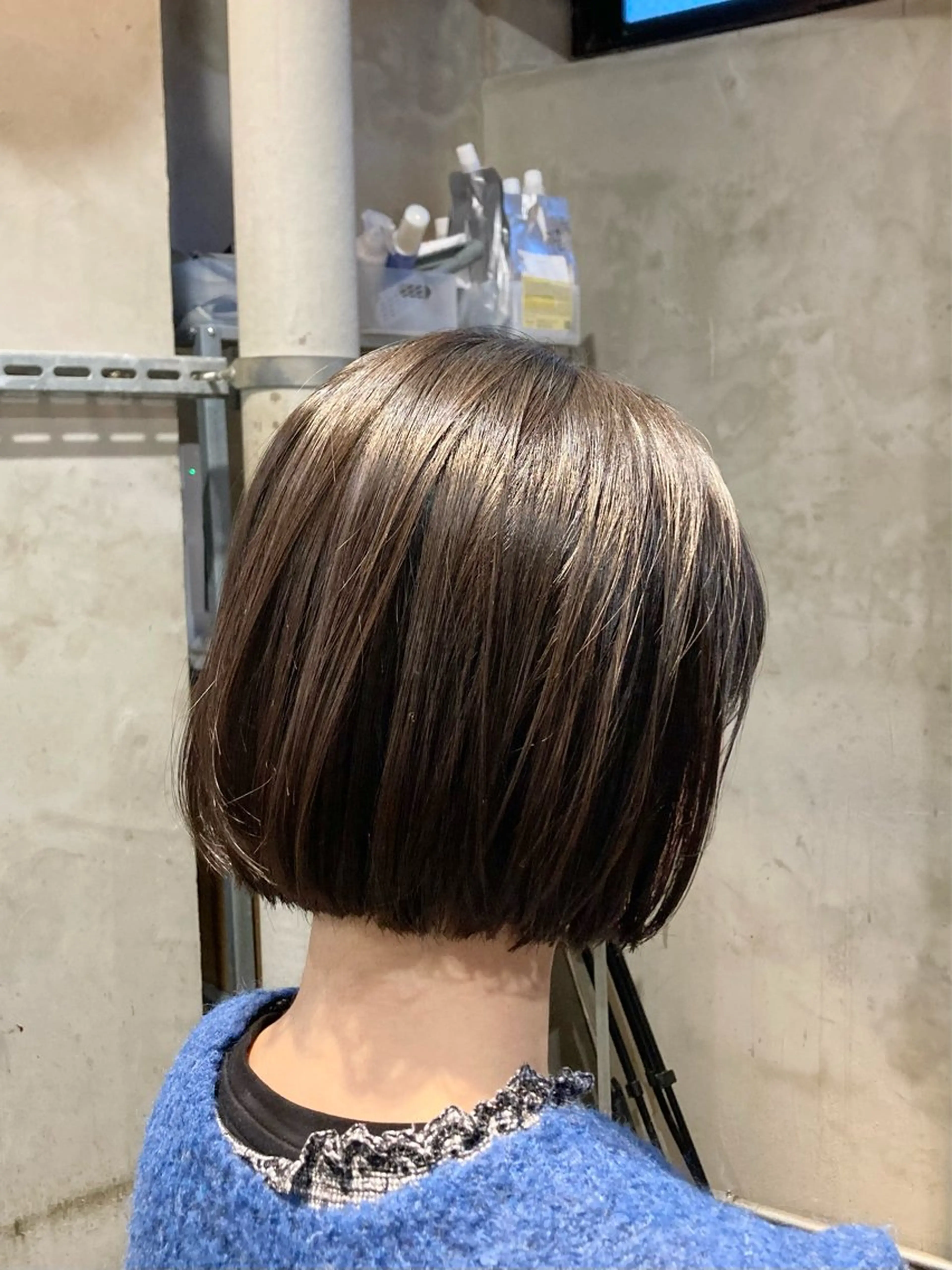 【髪質改善☘️】カット✂️+コスメストレート✨￥12800→￥8000🧸湿気による広がりが気になる方におすすめ🌟💙の写真