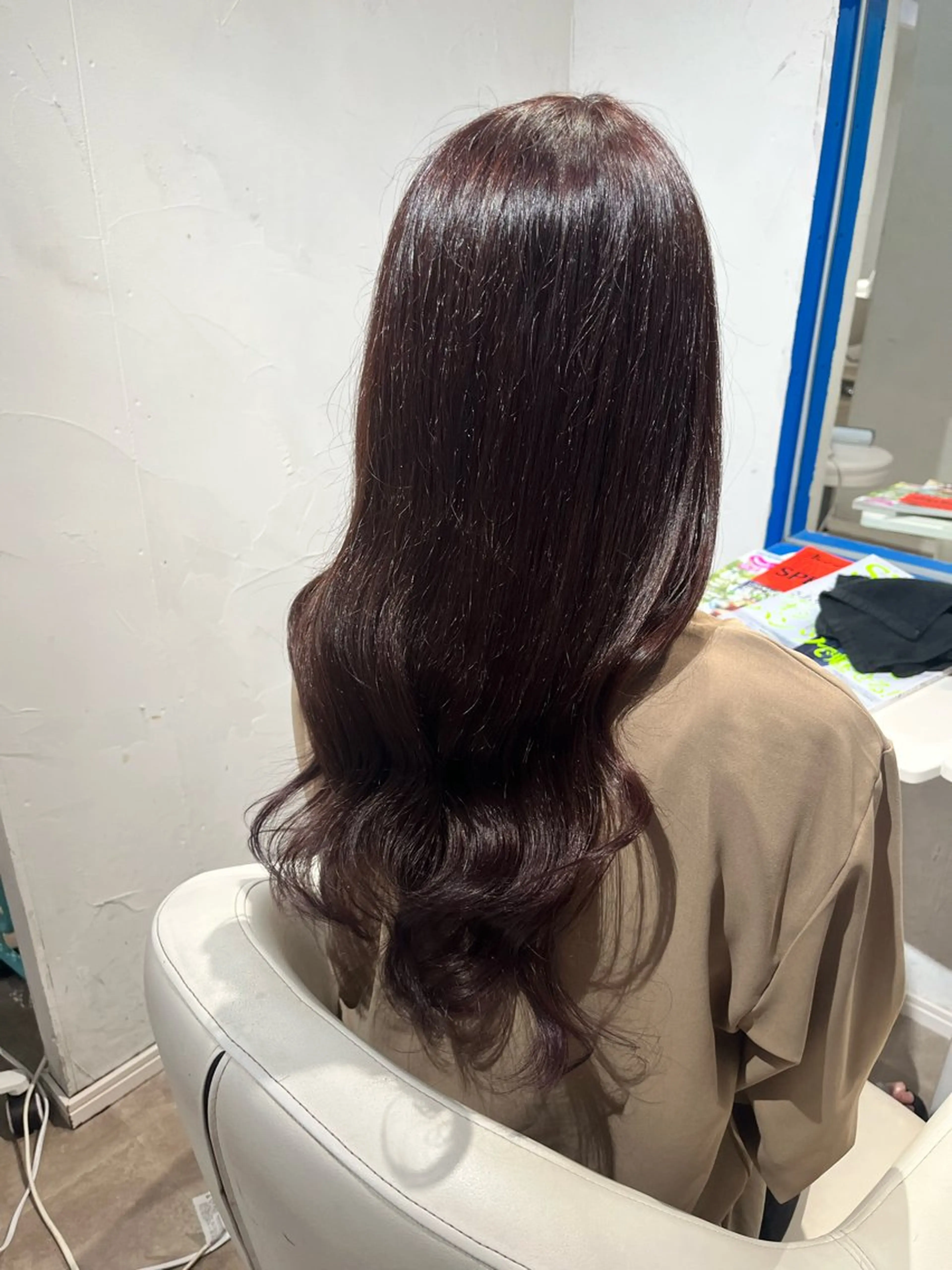 ロング ヨシンモリ カット ヘアカラー オダセイナ /石橋阪大前のヘアスタイル