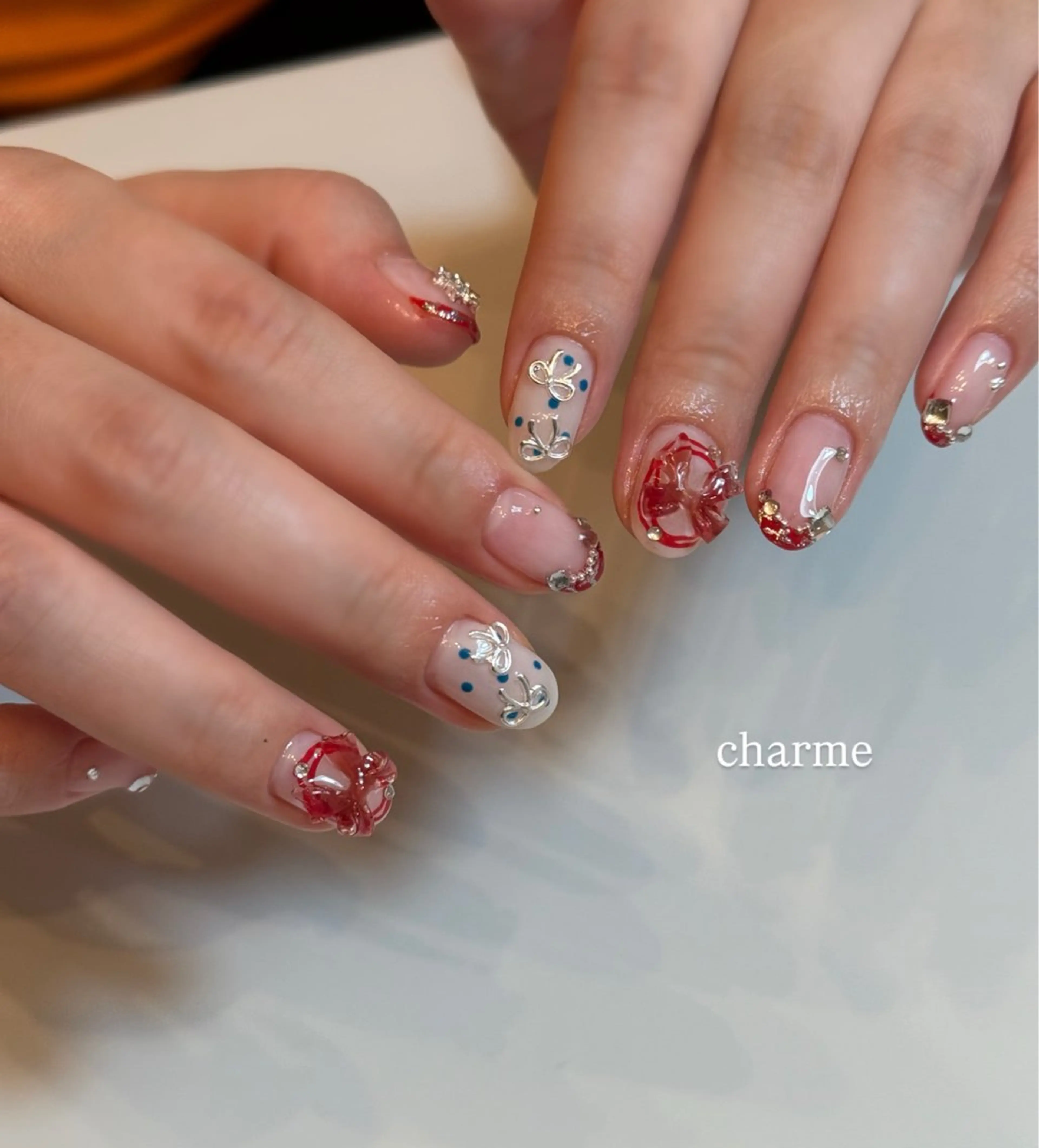 ネイル ハンドネイル フットネイル nailsalon charmeのネイルデザイン