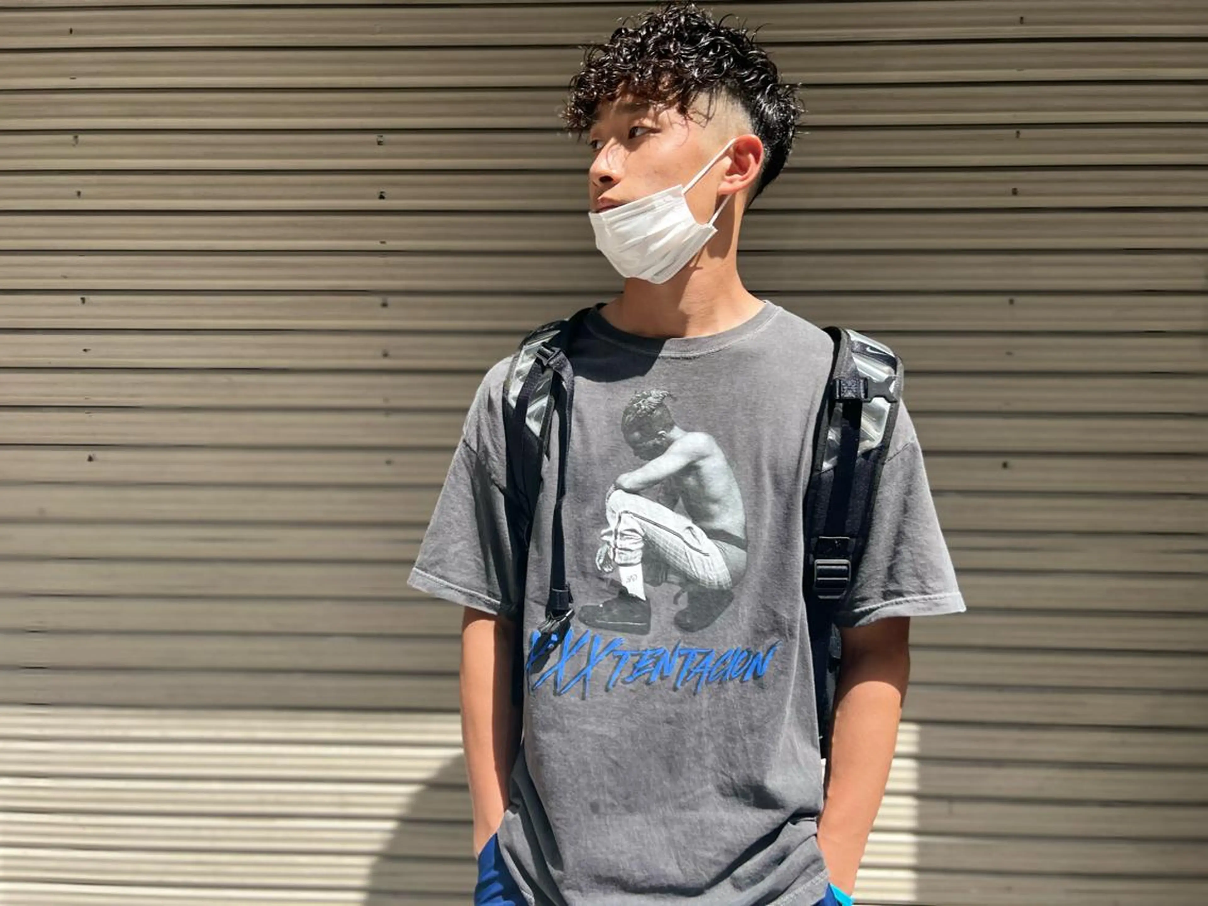 パーマ メンズ フェードカット メンズパーマ スパイラルパーマ EMANON  ANNEX池袋東口店所属・SiV(ｼﾋﾞ)✂︎ メンズ専門💈のヘアスタイル