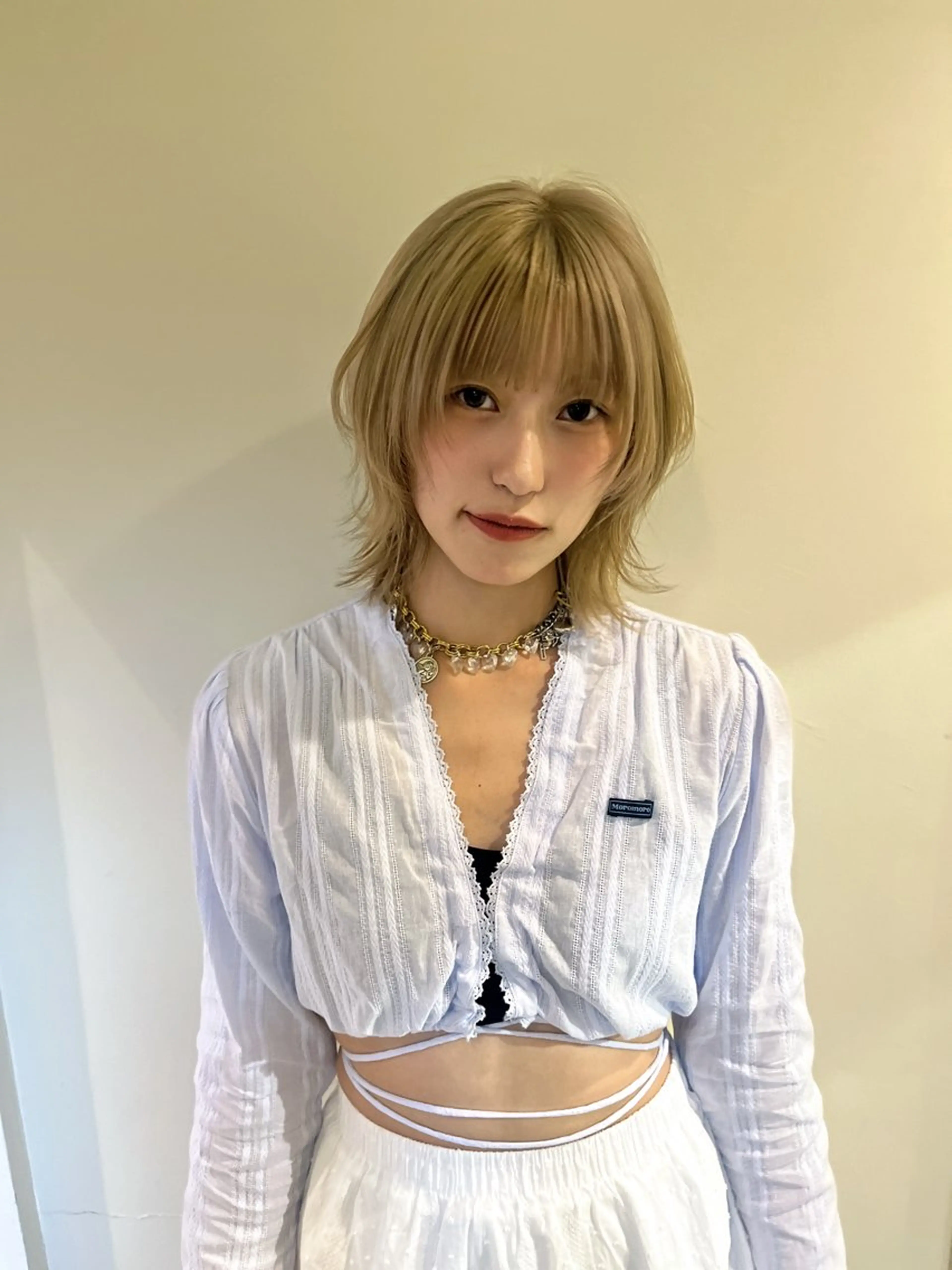 ミディアム カラー ヘアカラー 🦮shiori アイドルオタク🦮のヘアスタイル