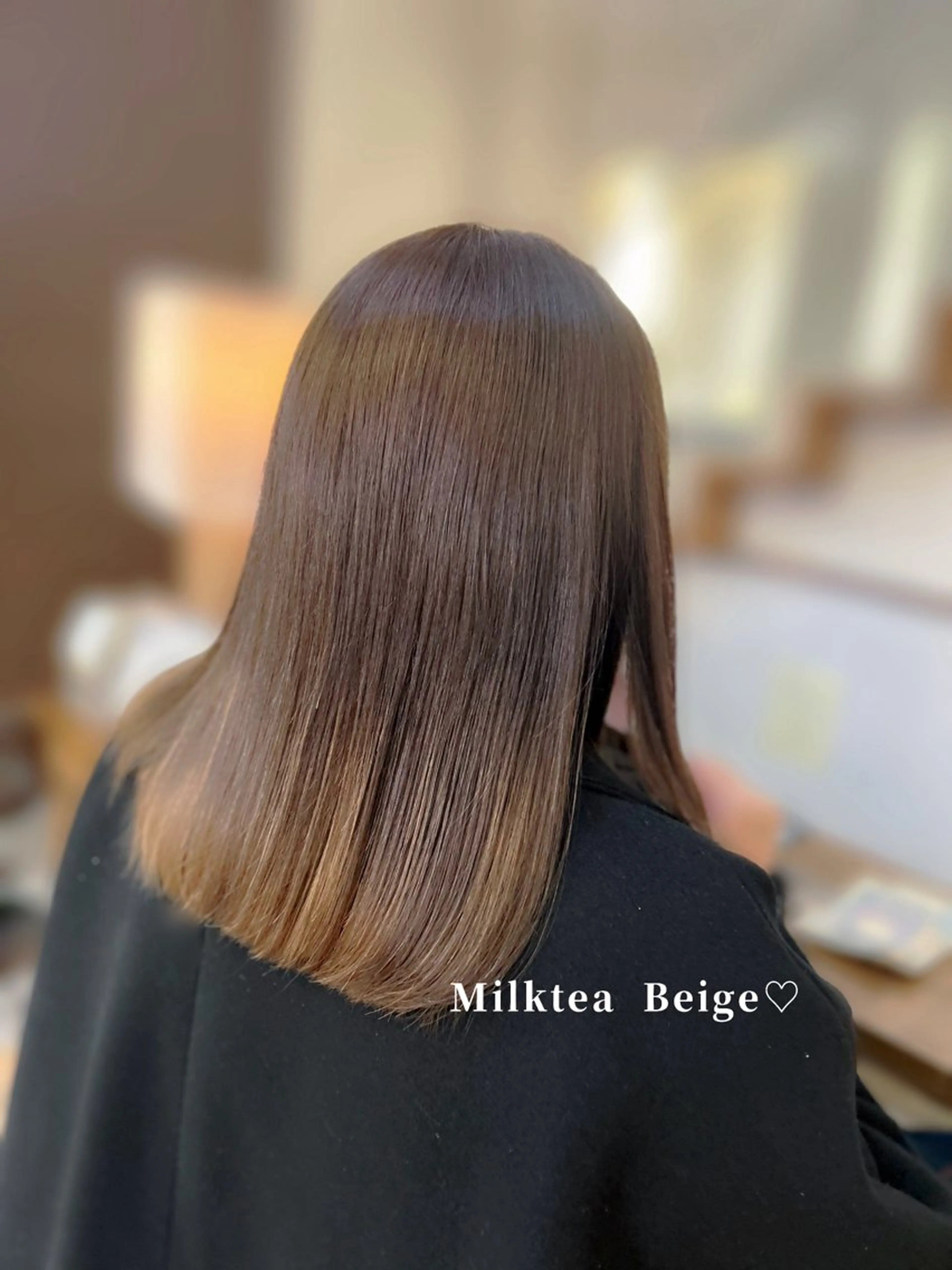 セミロング カラー ブリーチ ハイライトカラー ブリーチなしカラー 卒業式のヘアスタイル ハイライト 🤍FLEAR 白濱 かえで🎀.⋆のヘアスタイル