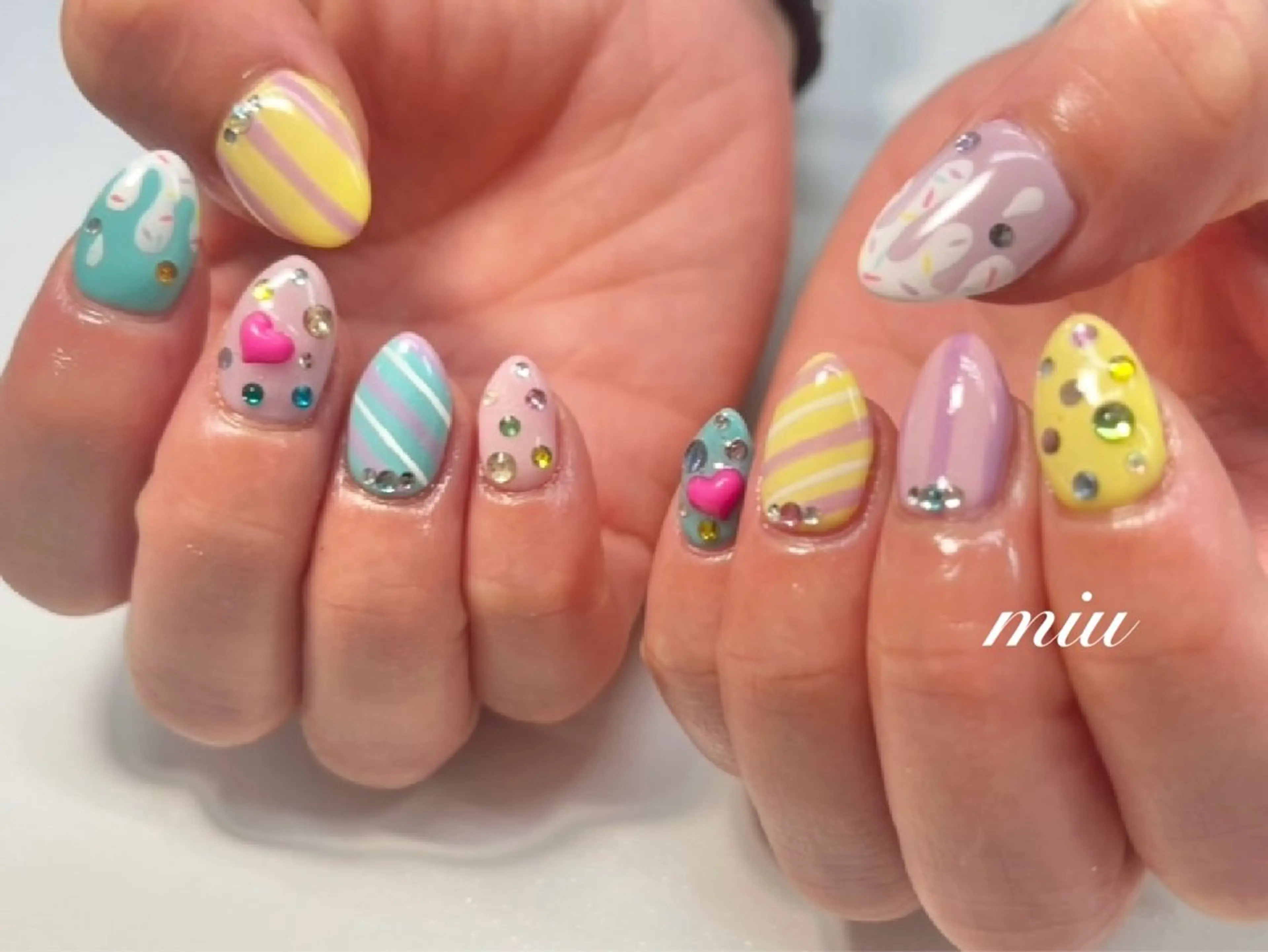 ネイル 持ち込み miu nail 🐾Mihoのネイルデザイン