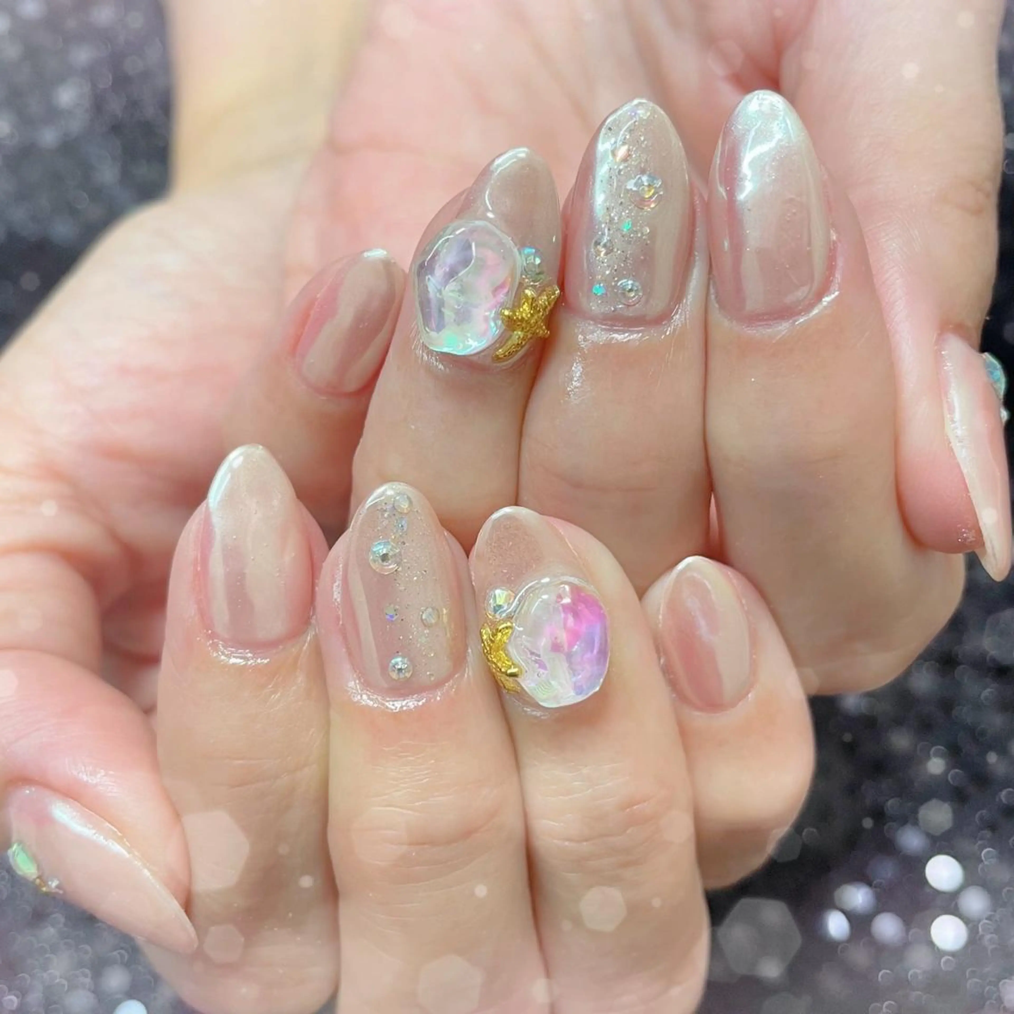 ネイル ハンドネイル ハンドケア MoON...❤︎ MeGuのネイルデザイン