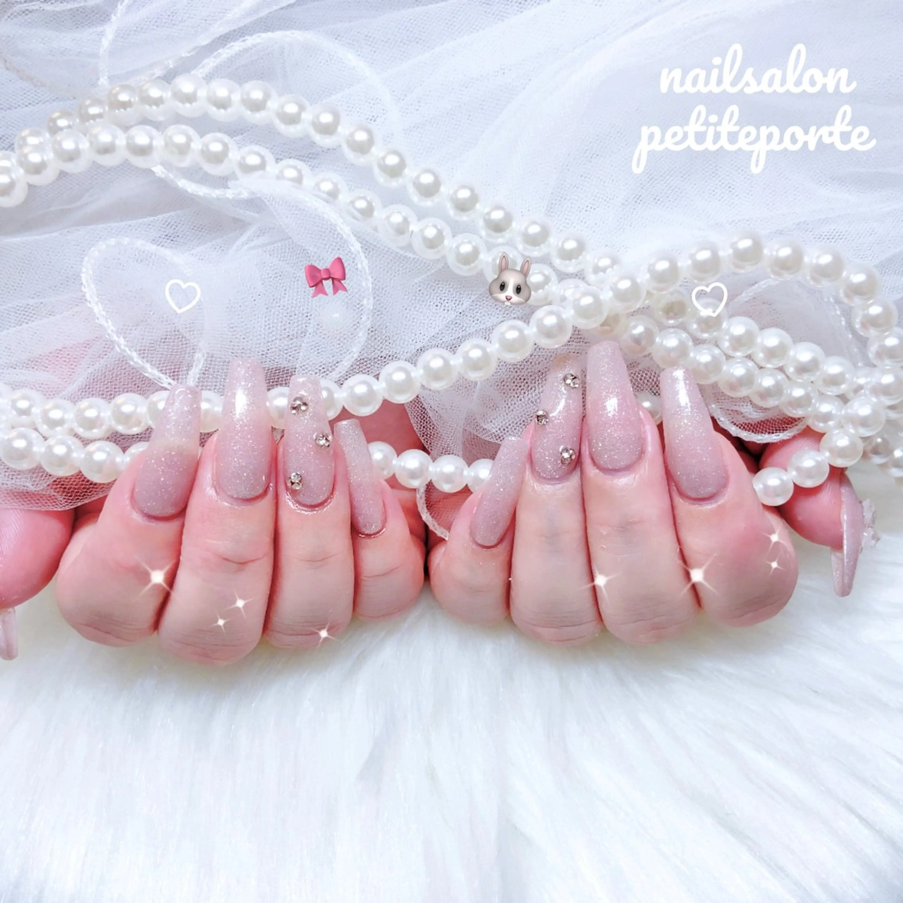 ネイル アートネイル 長さ出し ジェルネイル ラメ(グリッター) ワンカラーネイル ハンドネイル nailsalon petite porte所属・petite porteのネイルデザイン