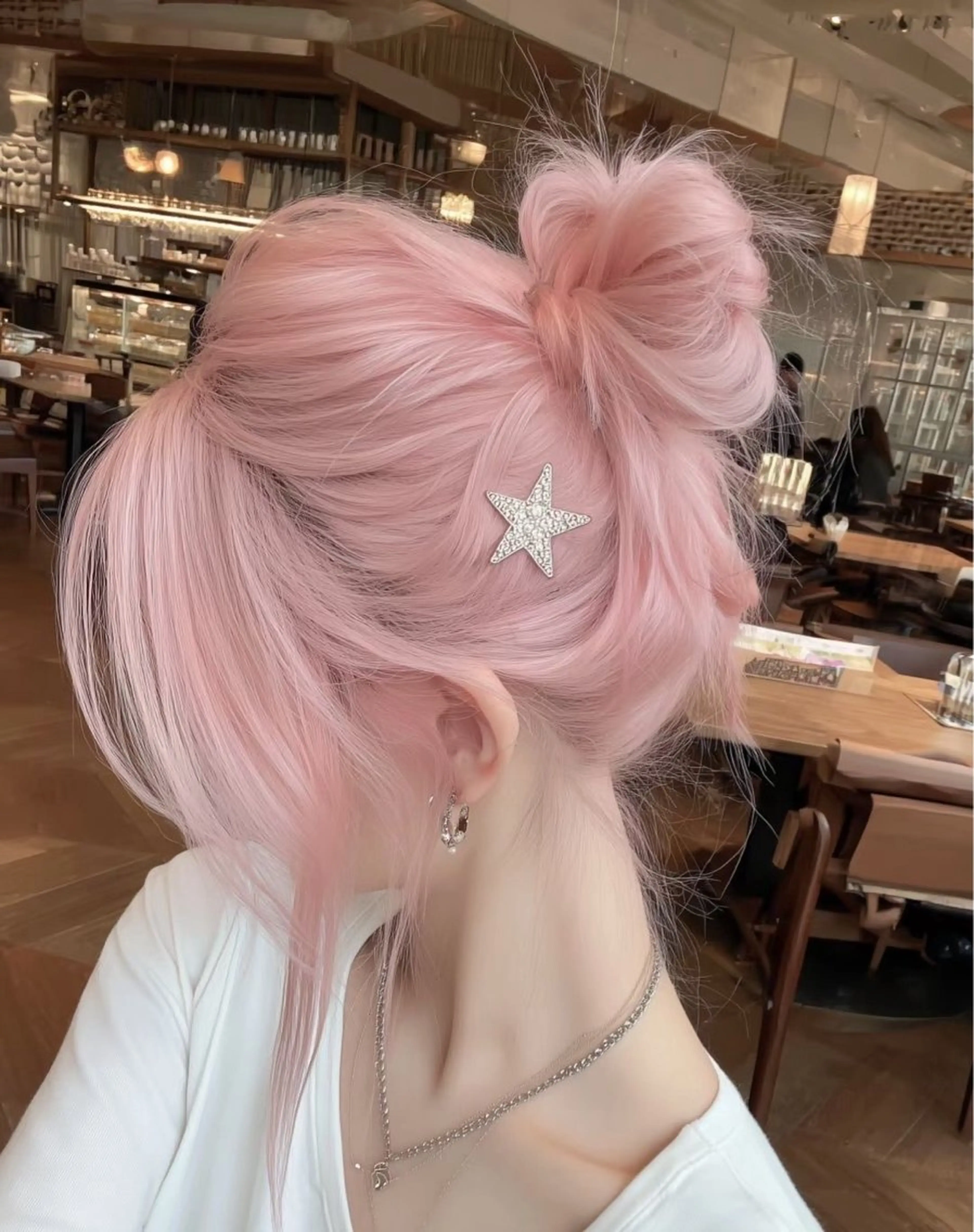 ロング ヘアカラー トリートメント 艶髪ハイトーンカラー 渋谷🎀ririkaのヘアスタイル