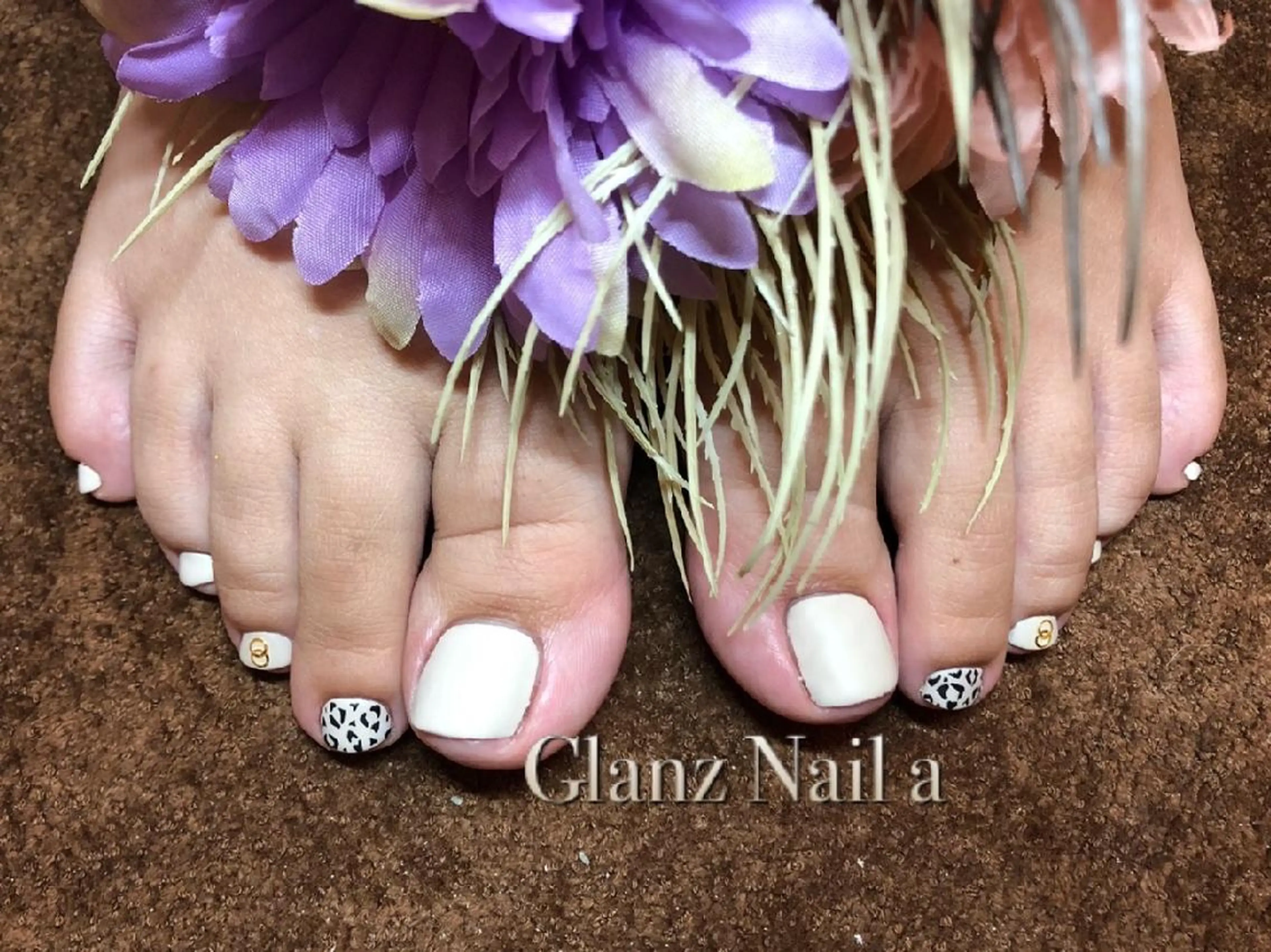 ネイル フットネイル マットネイル Glanz  Nail aのネイルデザイン