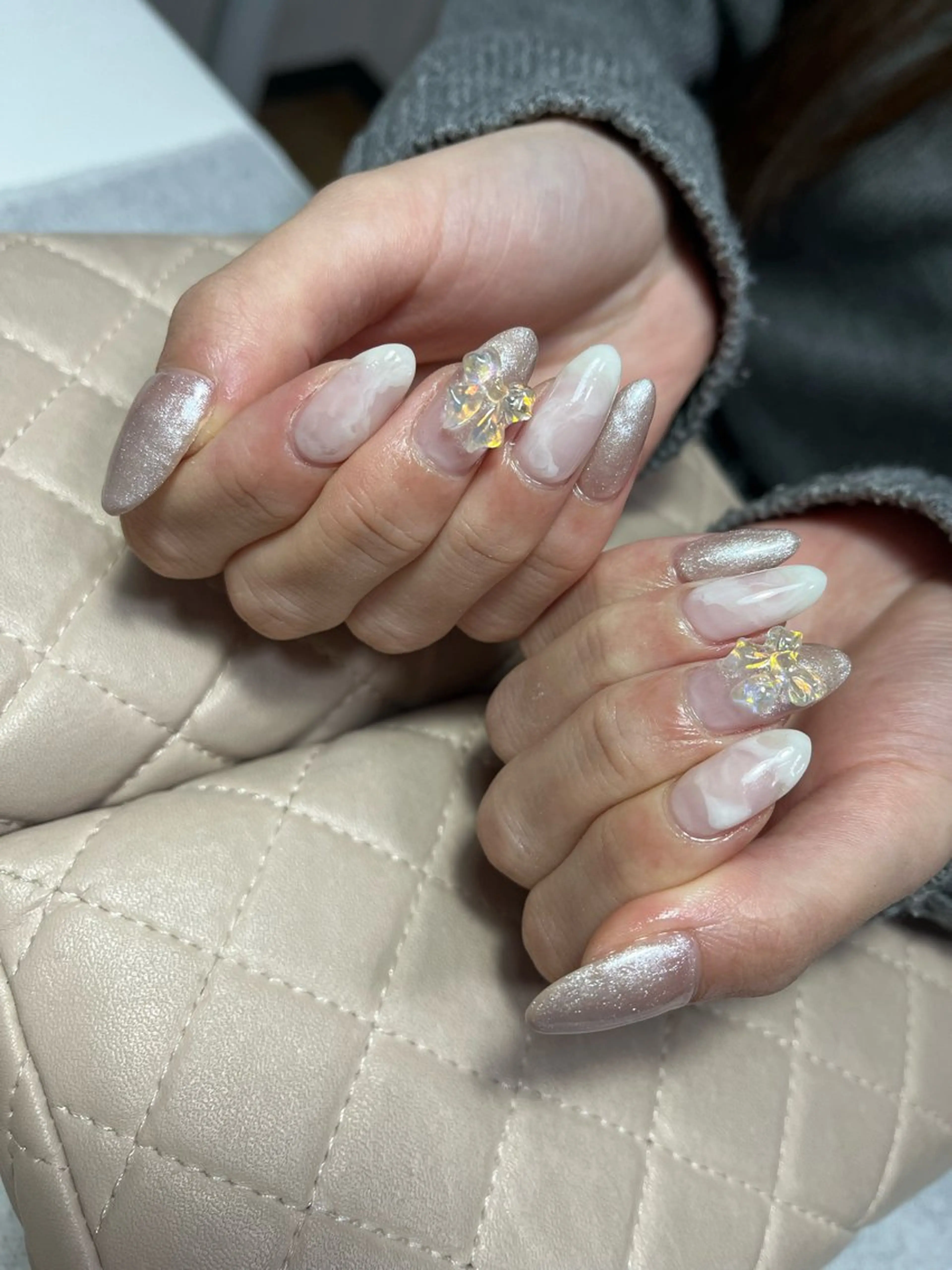 ネイル ハンドネイル goldgleams ちなのネイルデザイン