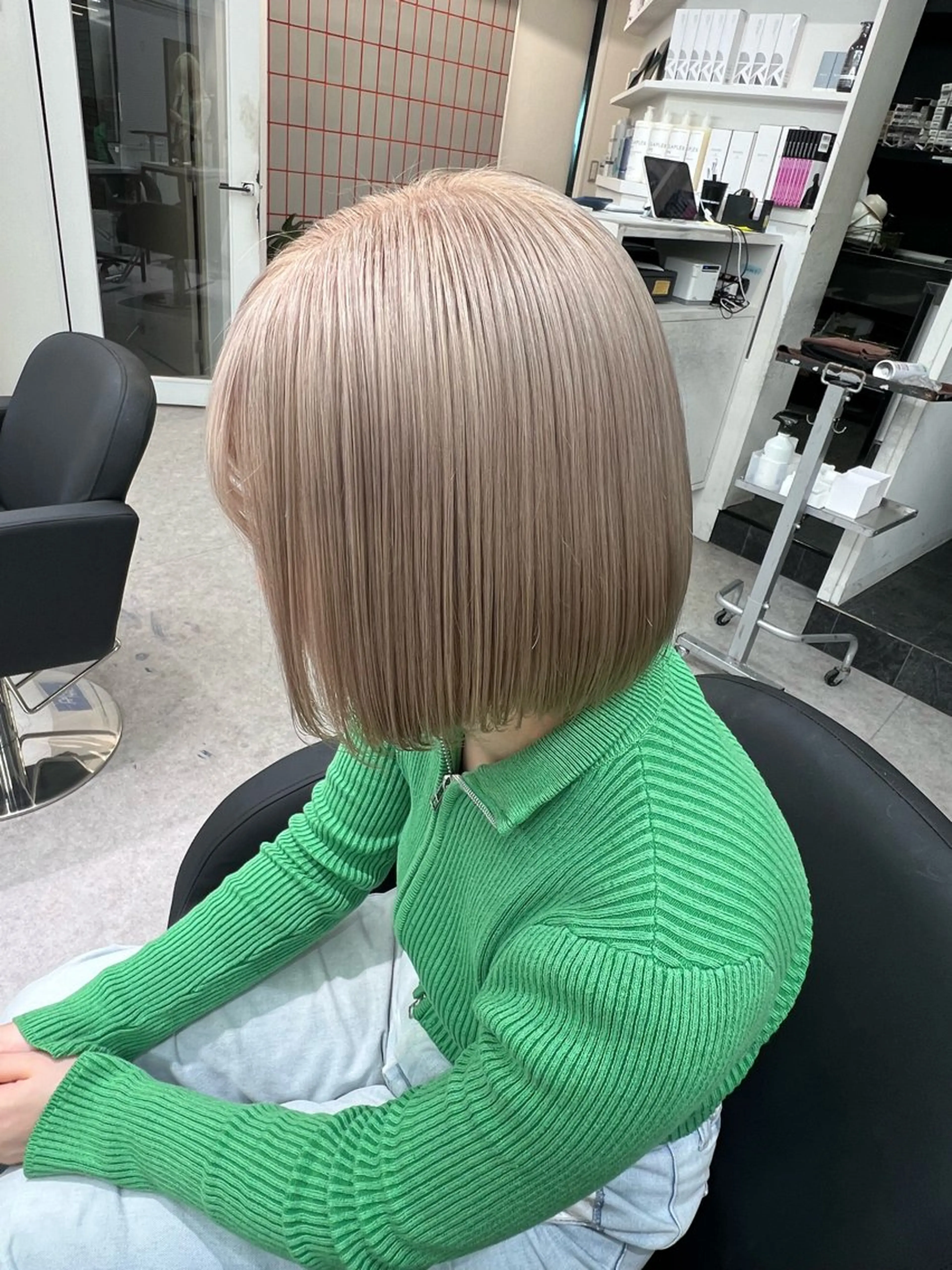 ショート カラー PELE所属・愛されミルクティー 💍🎀yuiのヘアスタイル