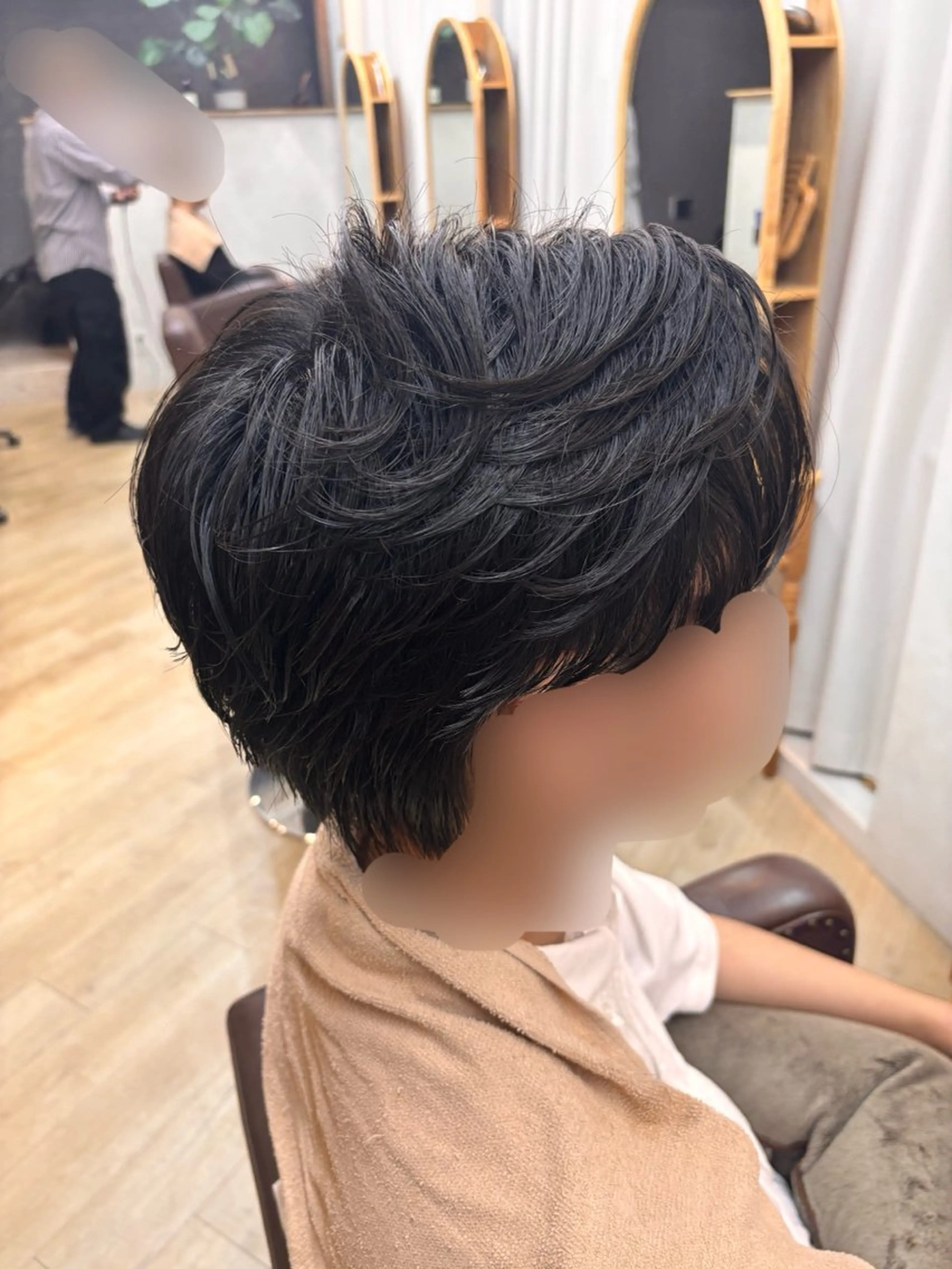 営業後終わり男性のモデルさん限定！カット、パーマのモデルさん募集！！の写真