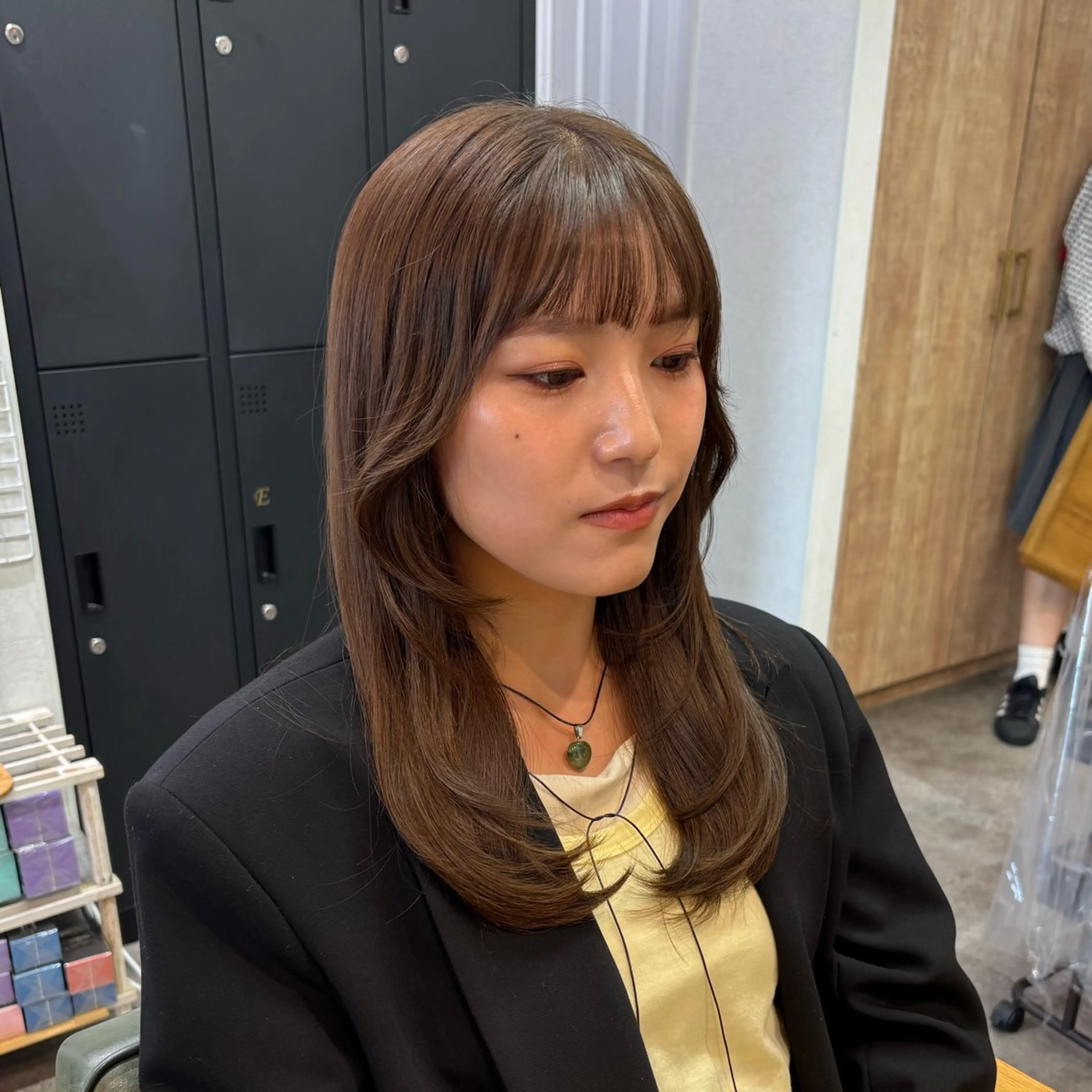 カラー 透明感カラー カット ヘアカラー トリートメント オリーブ/髪質改善/ 縮毛矯正/あいり🫒のヘアスタイル