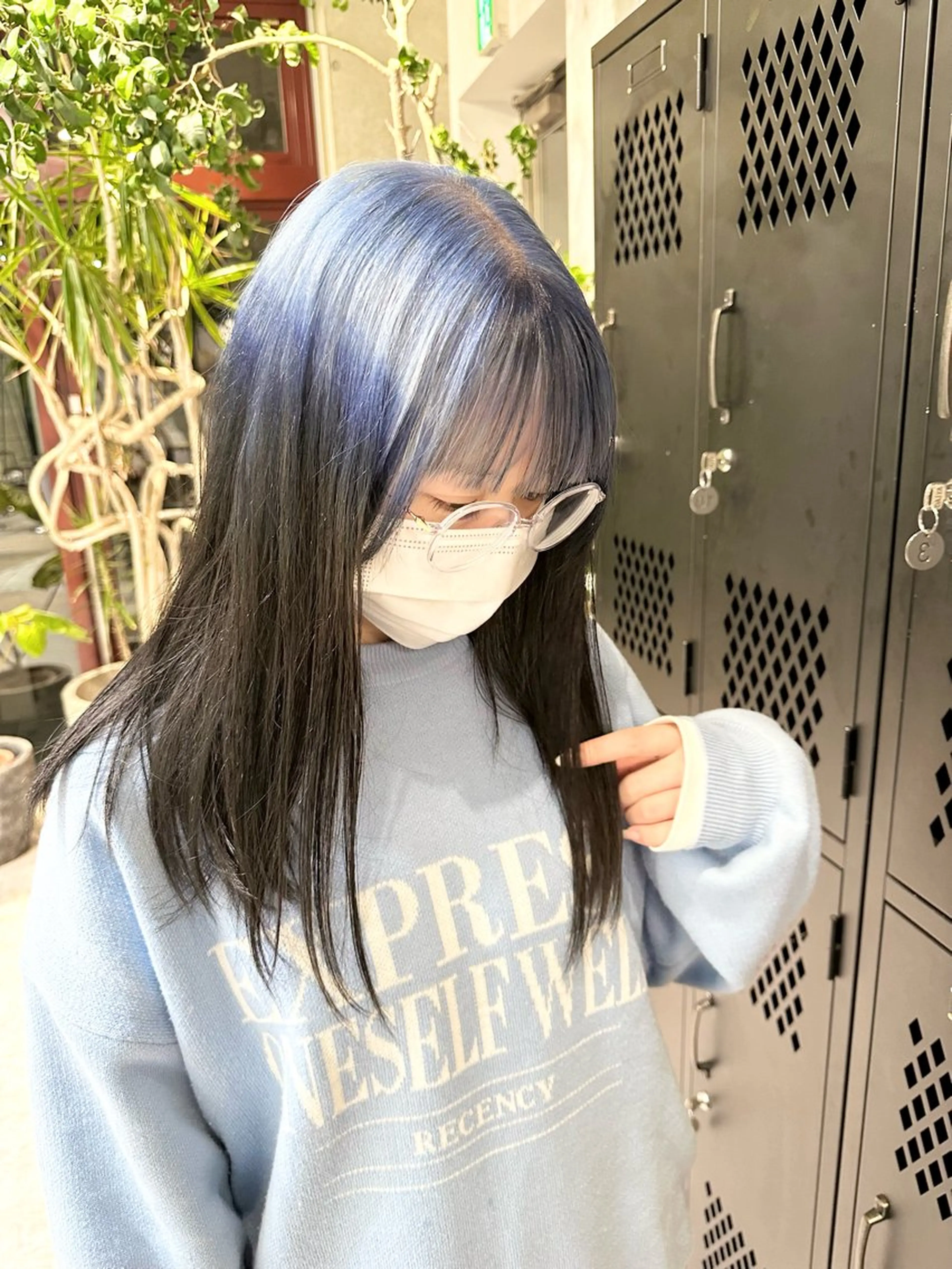 ミディアム カラー ヘアカラー トリートメント ヘッドスパ ヘアセット kai .のヘアスタイル