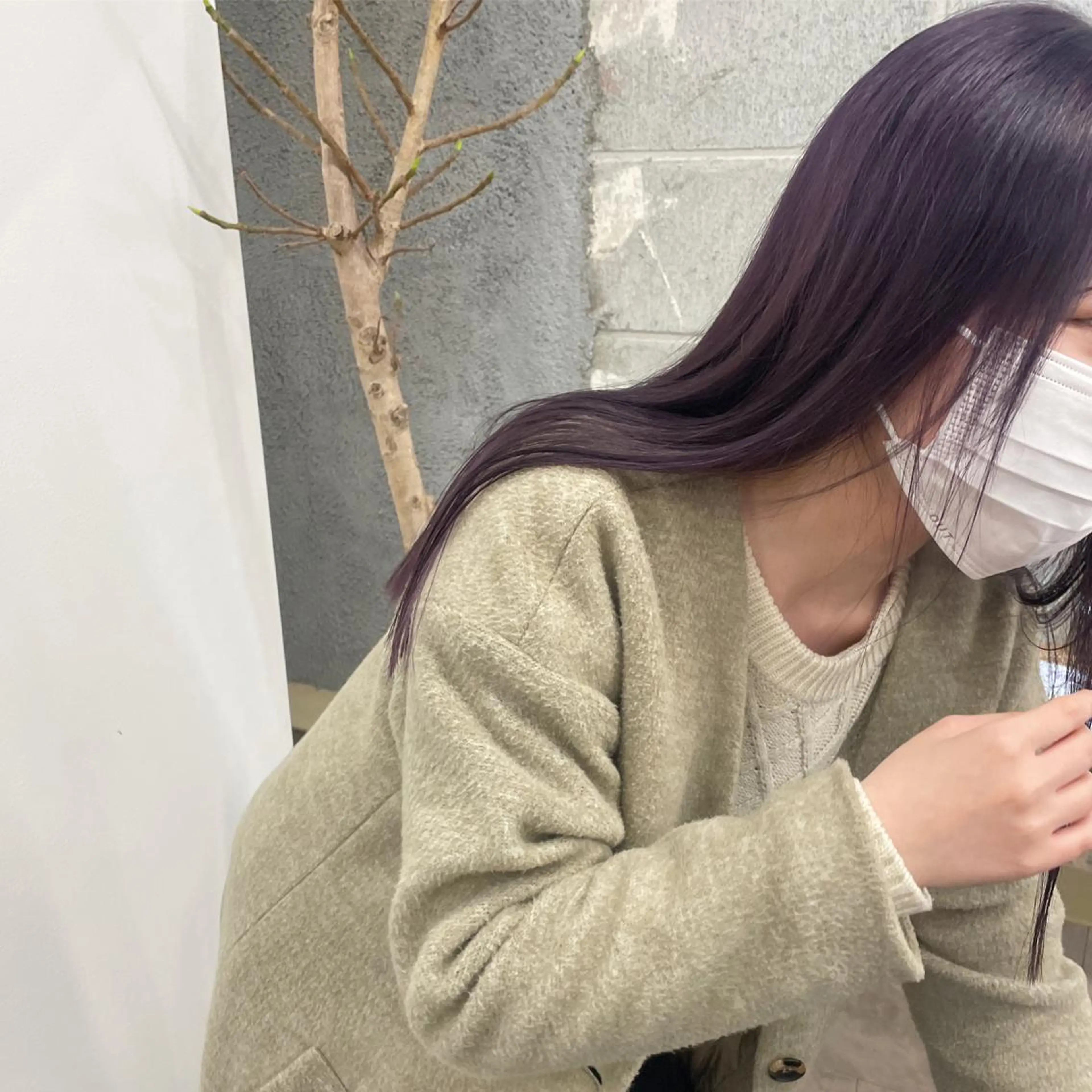 ロング カラー まいか🤎髪質改善 ミルクティーボブ🎀のヘアスタイル