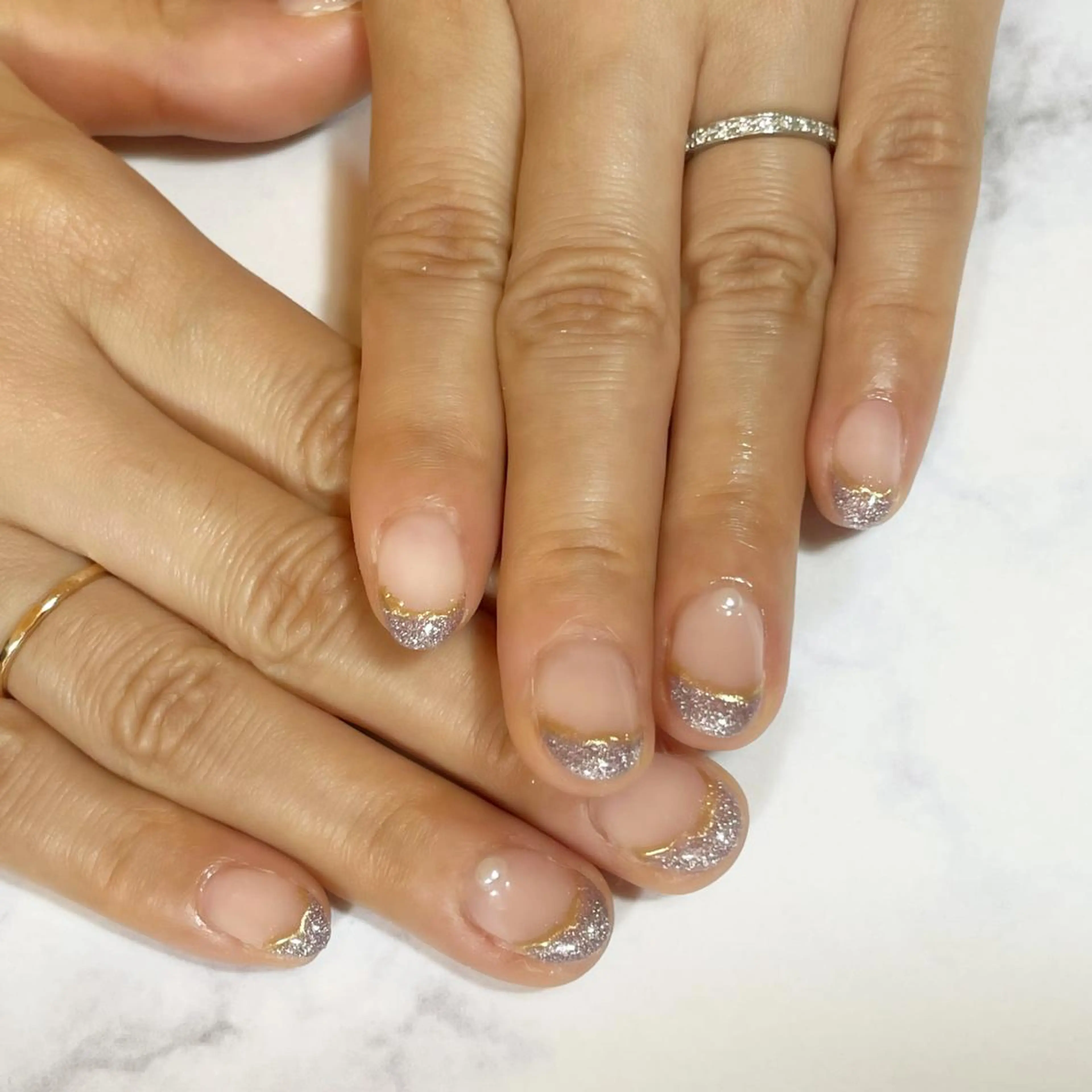 ネイル フラッシュネイル フレンチネイル ハンドネイル Classy【クラッシー】所属・Classy: Mizukiのネイルデザイン