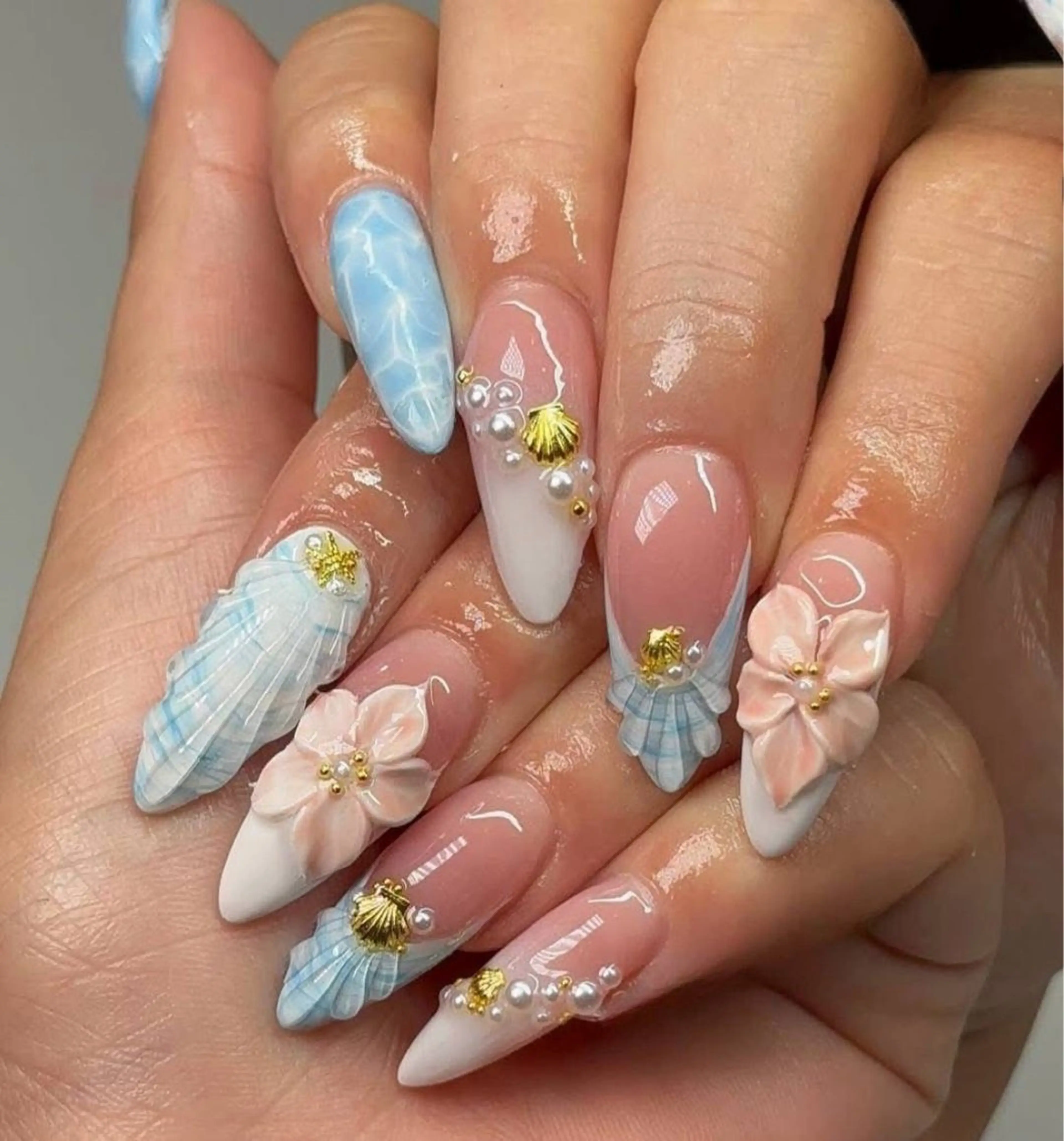 ネイル ハンドネイル ROSE ANA CHUO 本川越のネイルデザイン