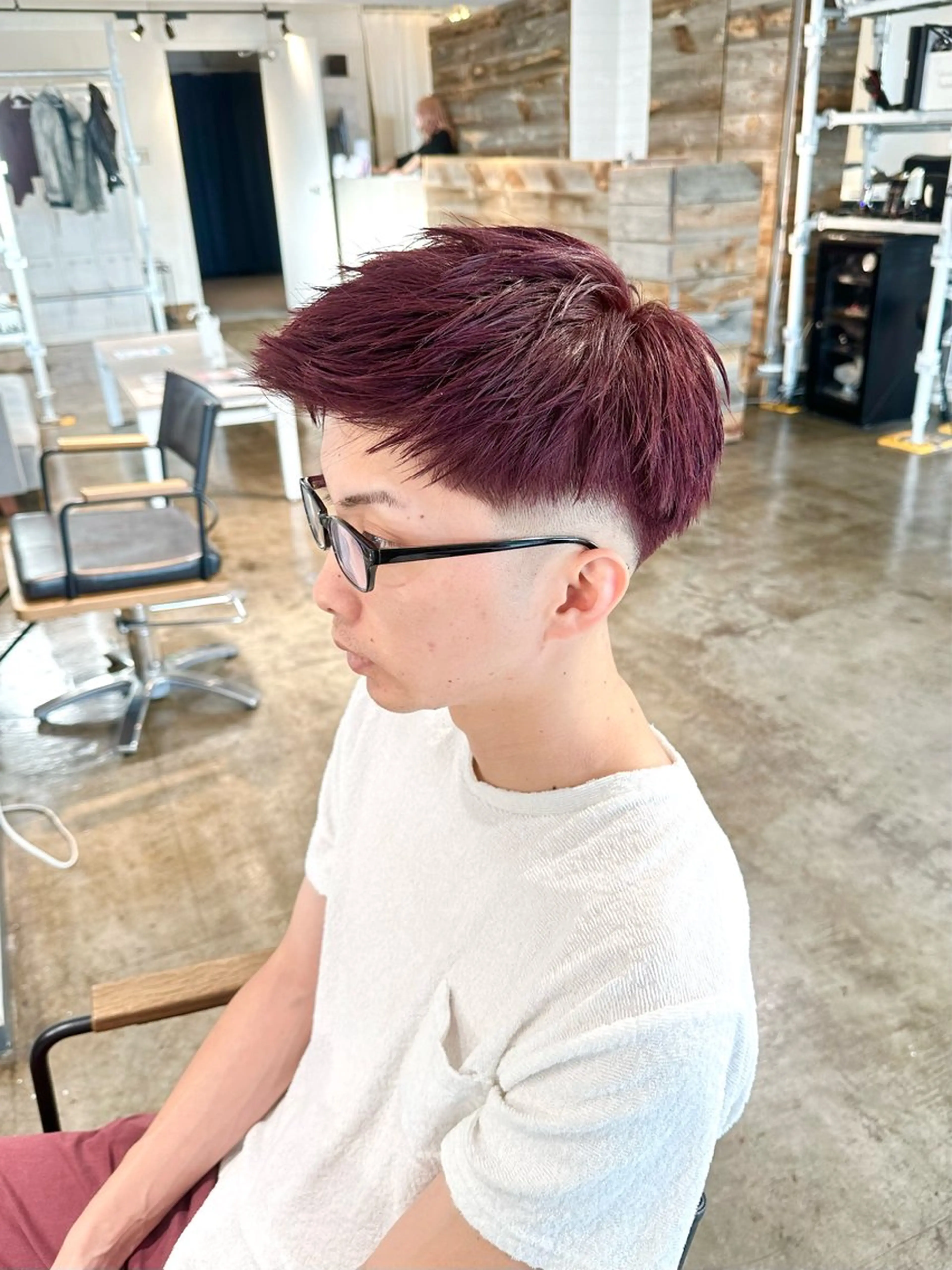 メンズ メンズブリーチ フェードカット スキンフェード カット ヘアカラー トリートメント 骨格補正施術/メンズ 専門美容師/YUYAのヘアスタイル