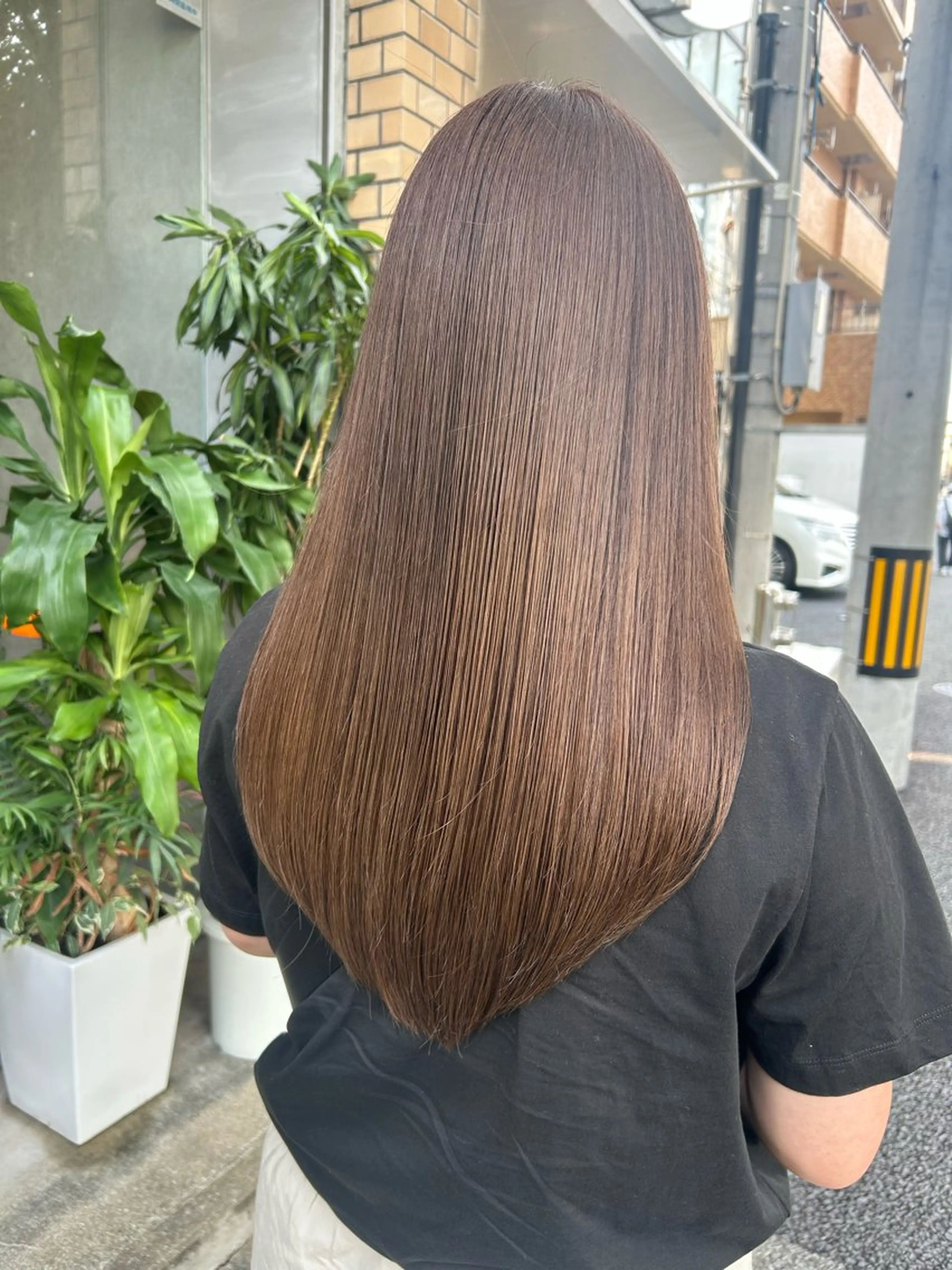 ロング 井手 素子のヘアスタイル