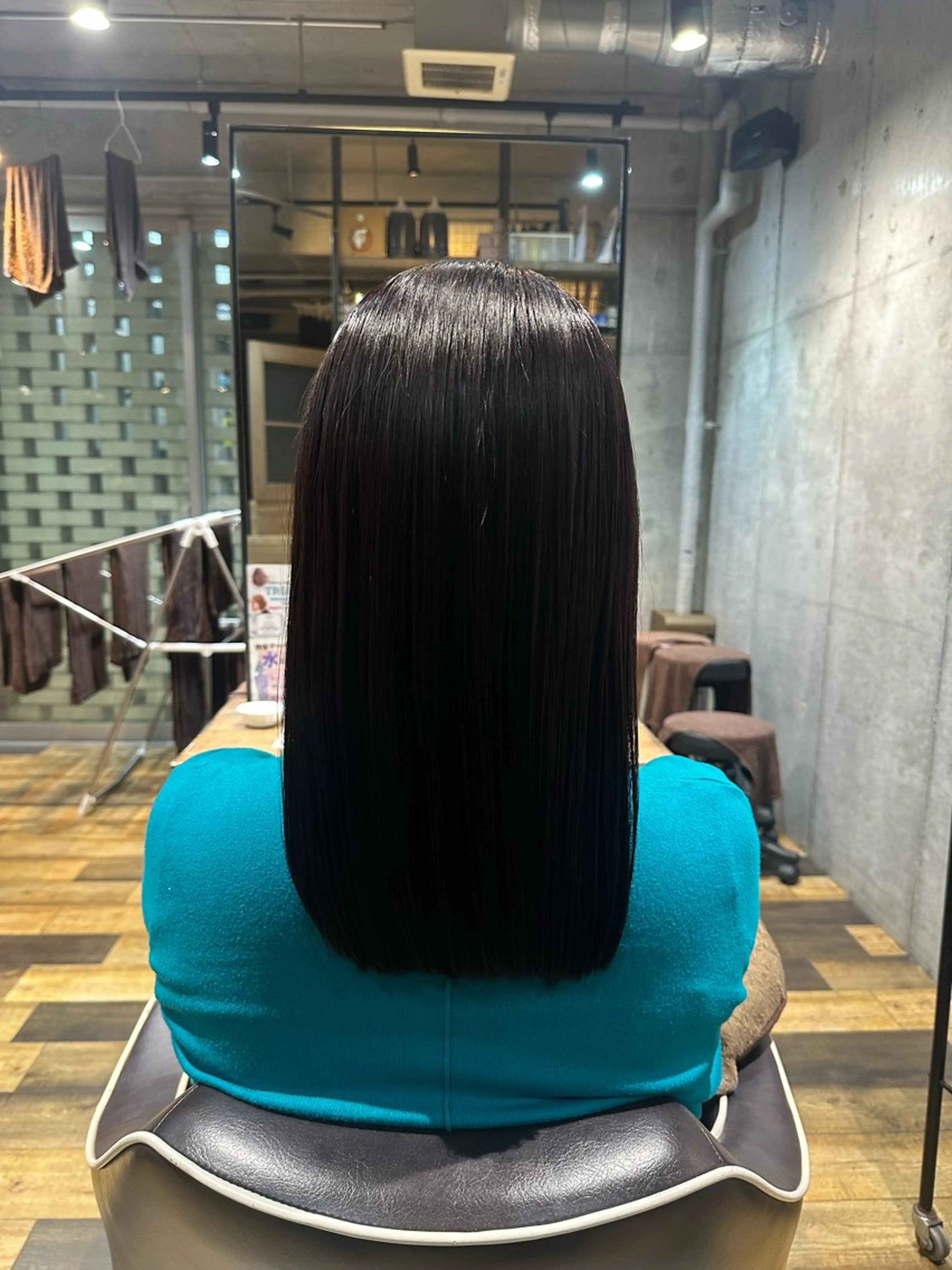 セミロング ヘアカラー トリートメント flannel 優介のヘアスタイル