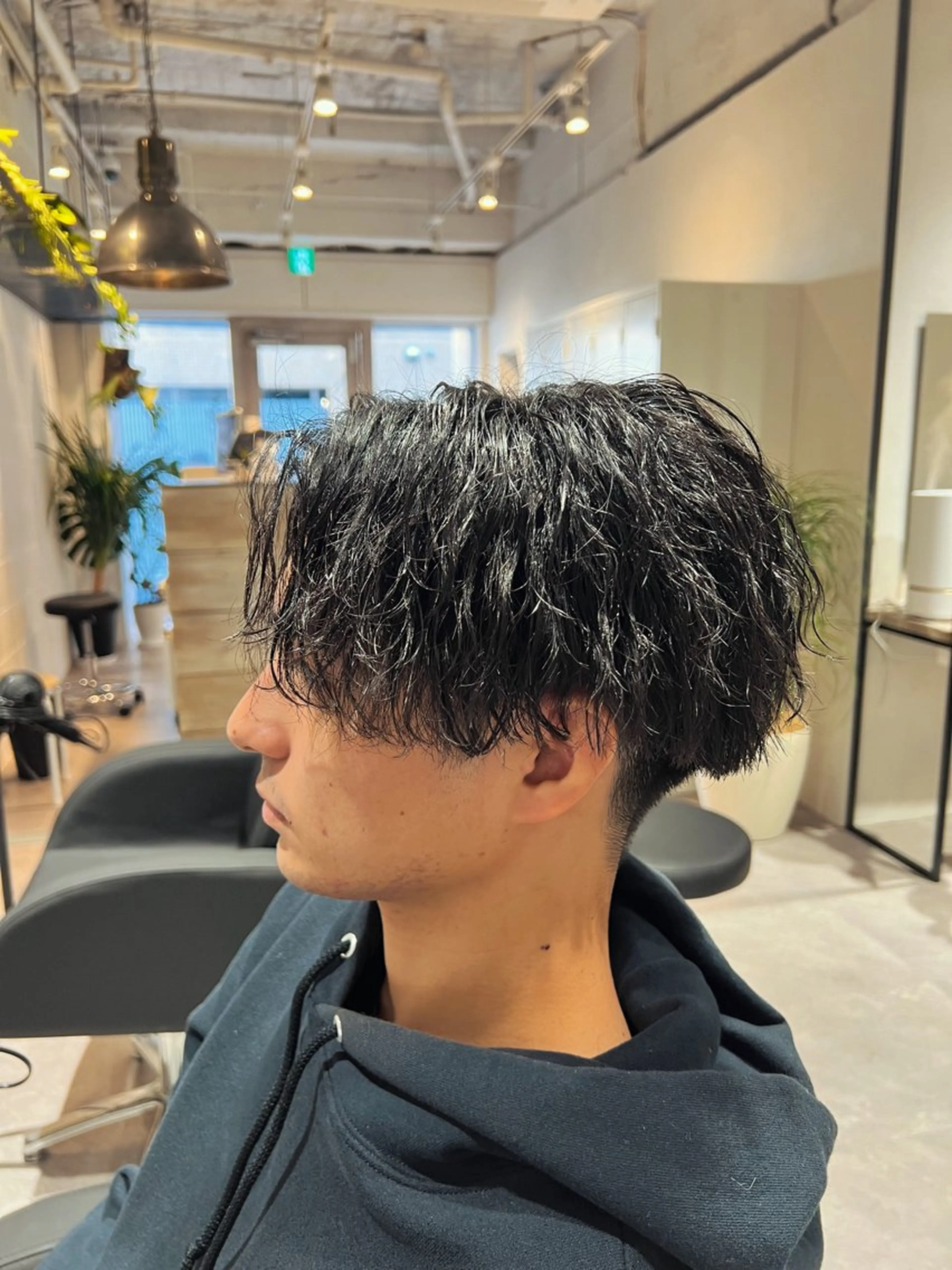 ミディアム パーマ メンズ 【パーマ満足度No. 1🥇】宮脇 大樹のヘアスタイル