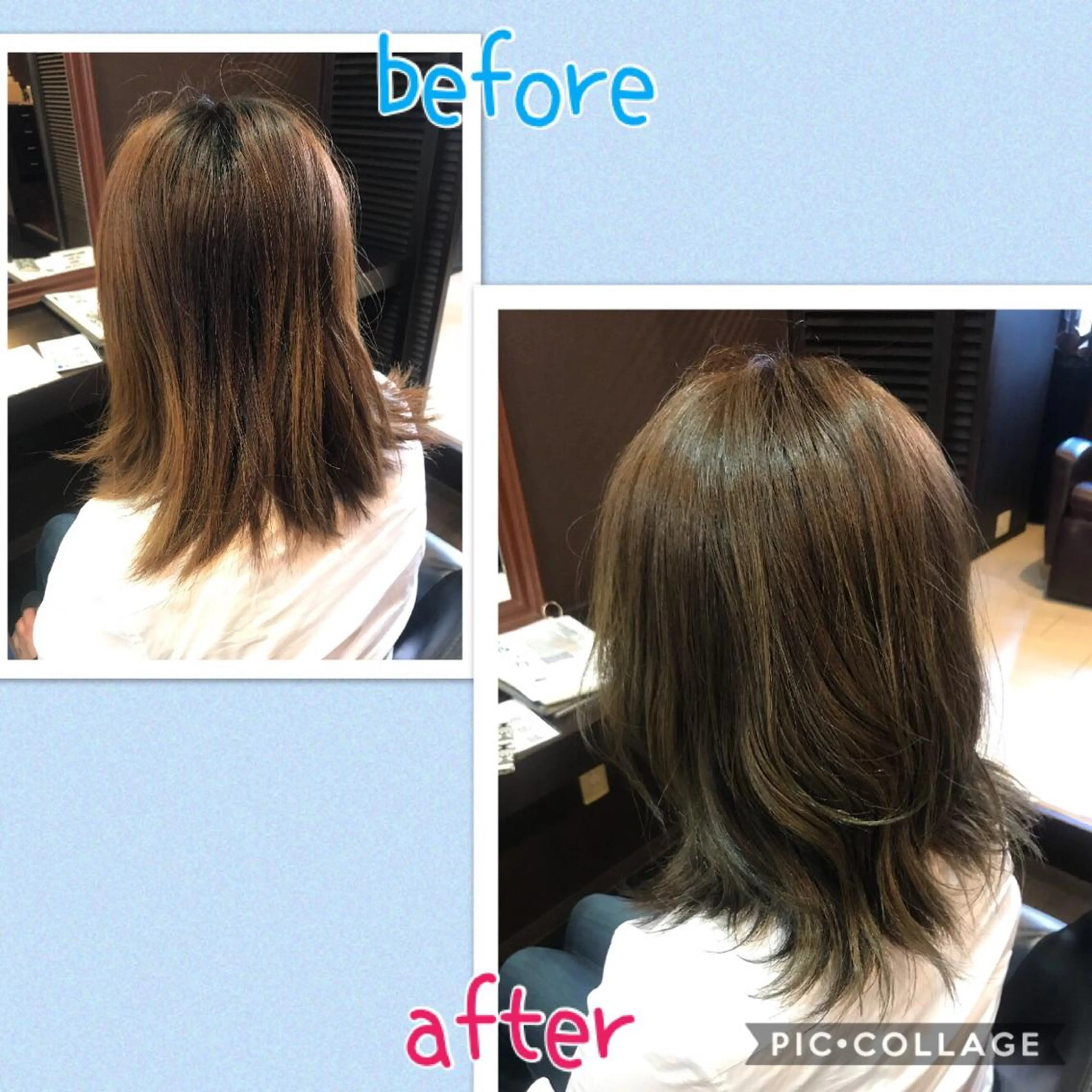 カラー アッシュ 透明感カラー イルミナカラー ヘアカラー 藤本 麻衣のヘアスタイル