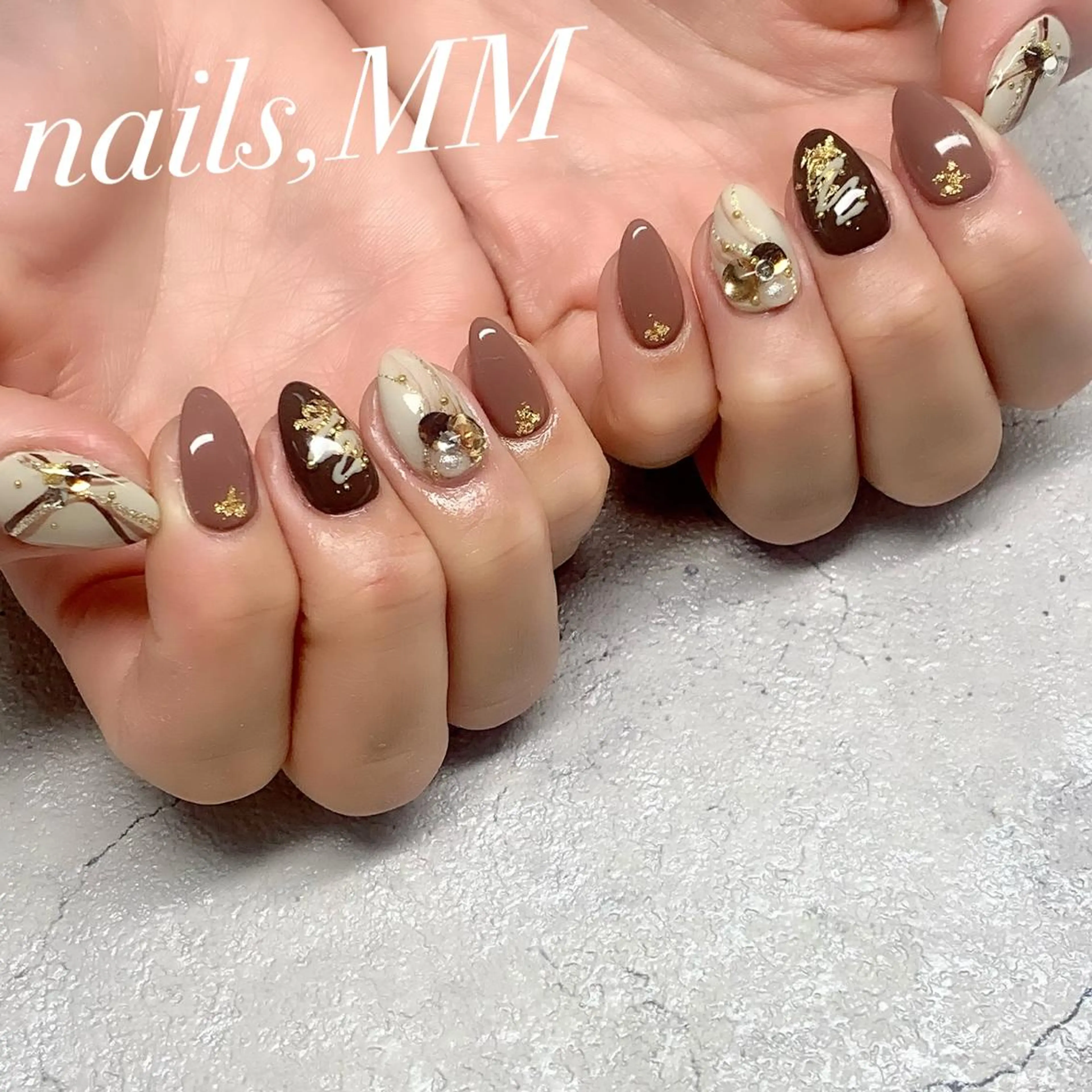 ネイル バレンタイン ハンドネイル nailsalon MMのネイルデザイン