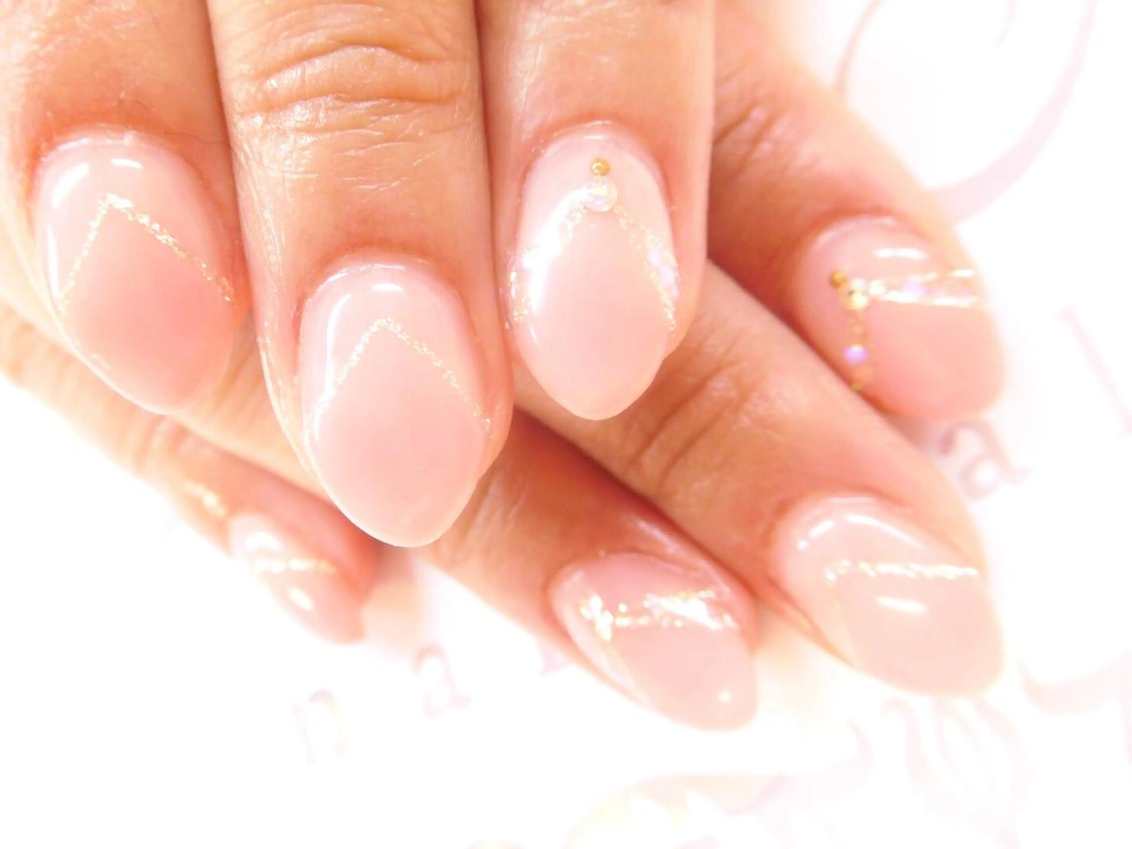 ネイル アートネイル フレンチネイル ジェルネイル グラデーション オフィスネイル Dolce.Nail 柏店のネイルデザイン