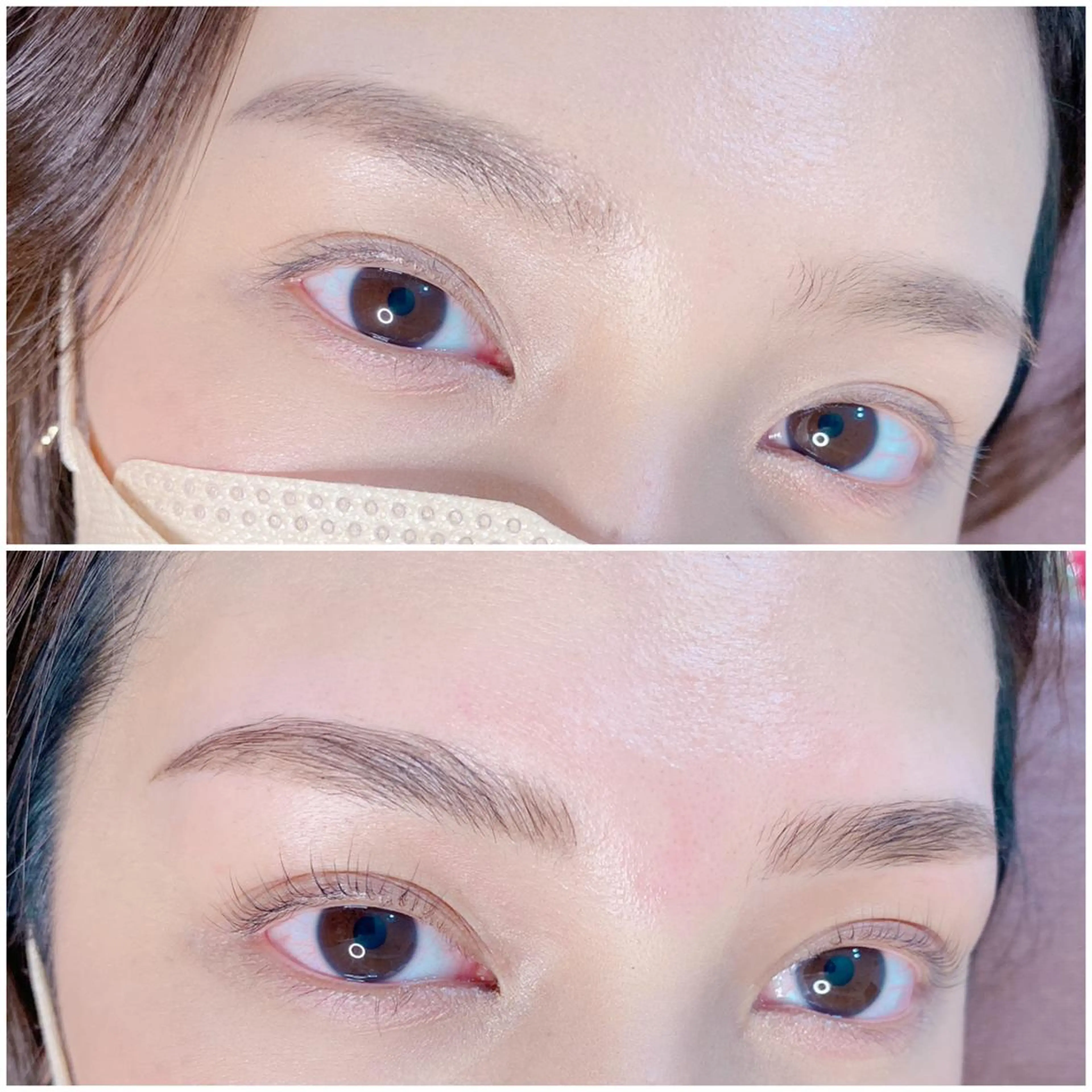 マツエク・マツパ アイブロウ ハリウッドブロウリフト Flor上大岡 ＊フルノ リナ＊のマツエク・マツパデザイン