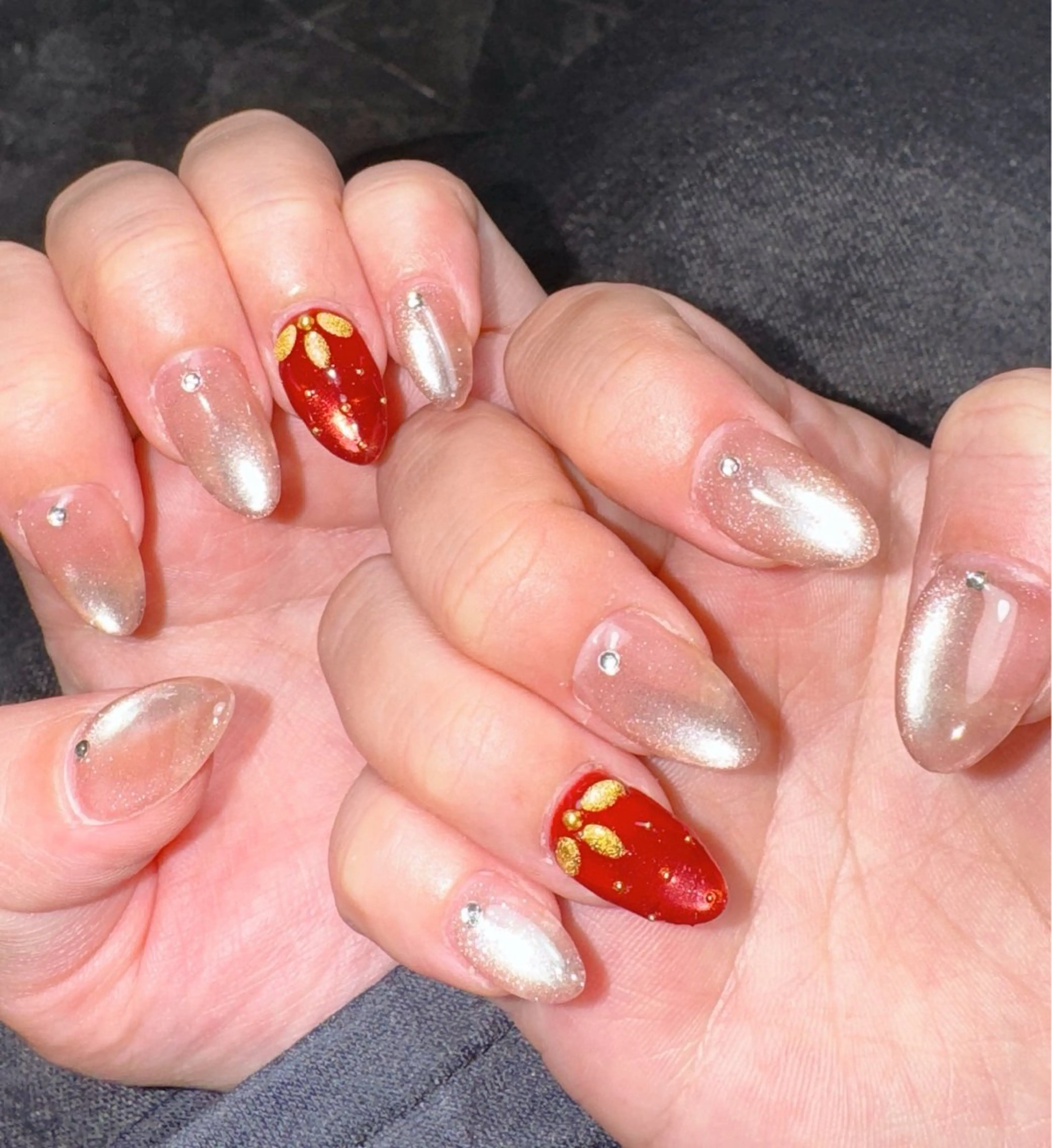 ネイル 長さ出し ジェルネイル マグネットネイル メンズネイル ネイルチップ ハンドネイル マイムネイル所属・MIMnail メンズネイリストのネイルデザイン