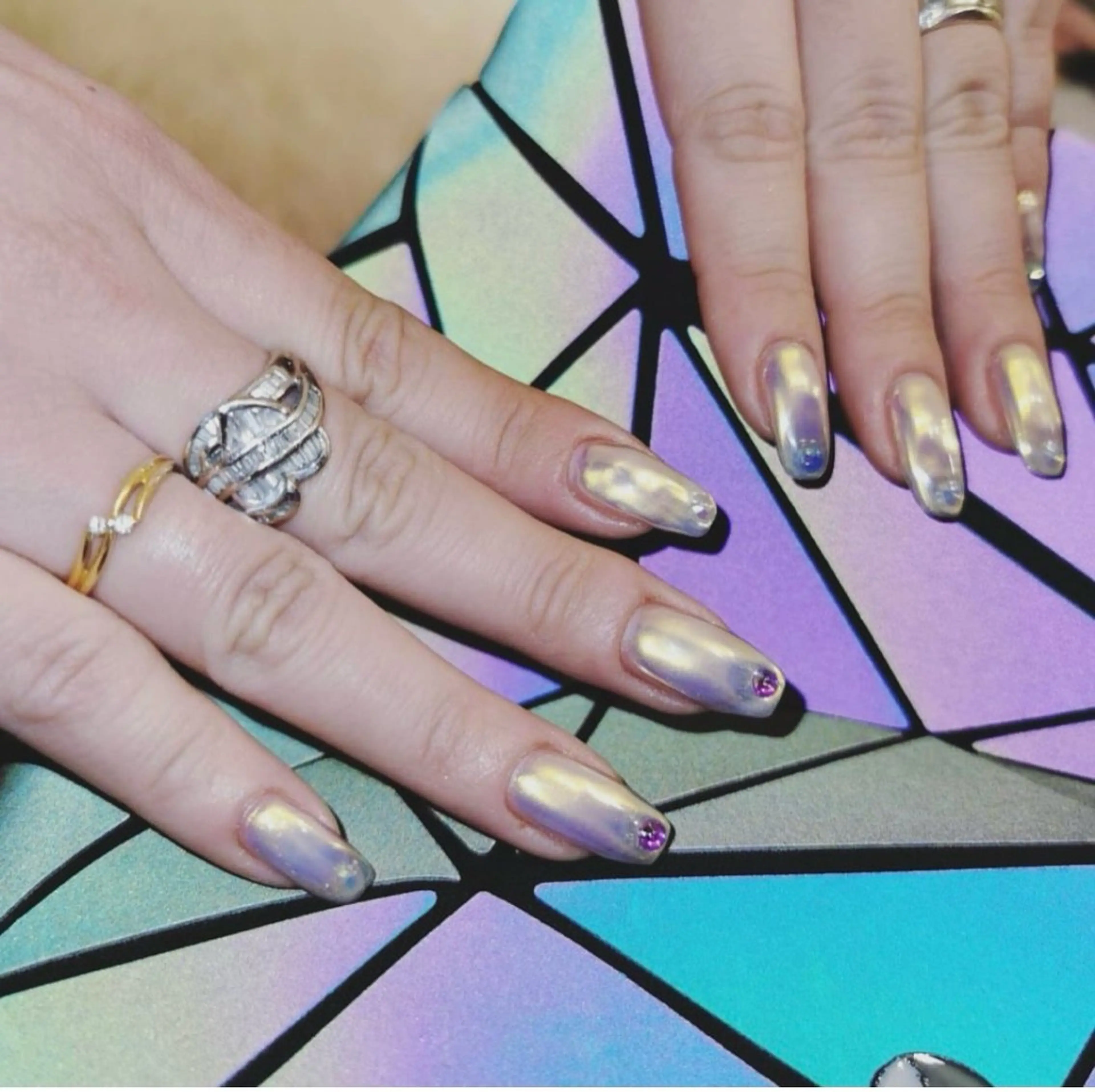 ミラーネイルオフ込み🌿の写真