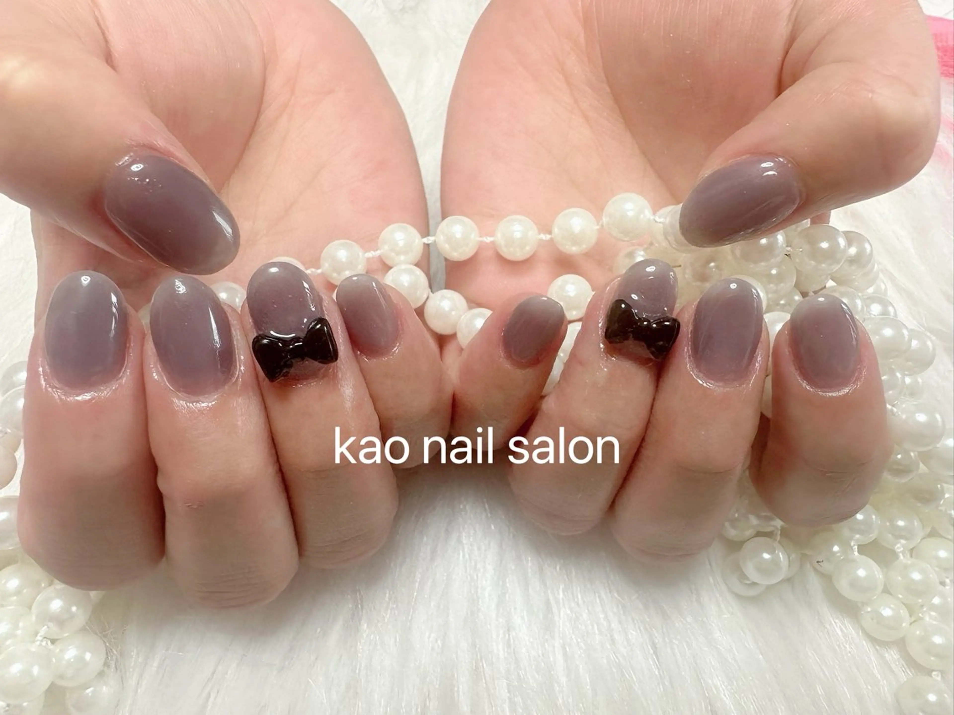 ネイル ハンドネイル kao nail マグネット/長さだしのネイルデザイン