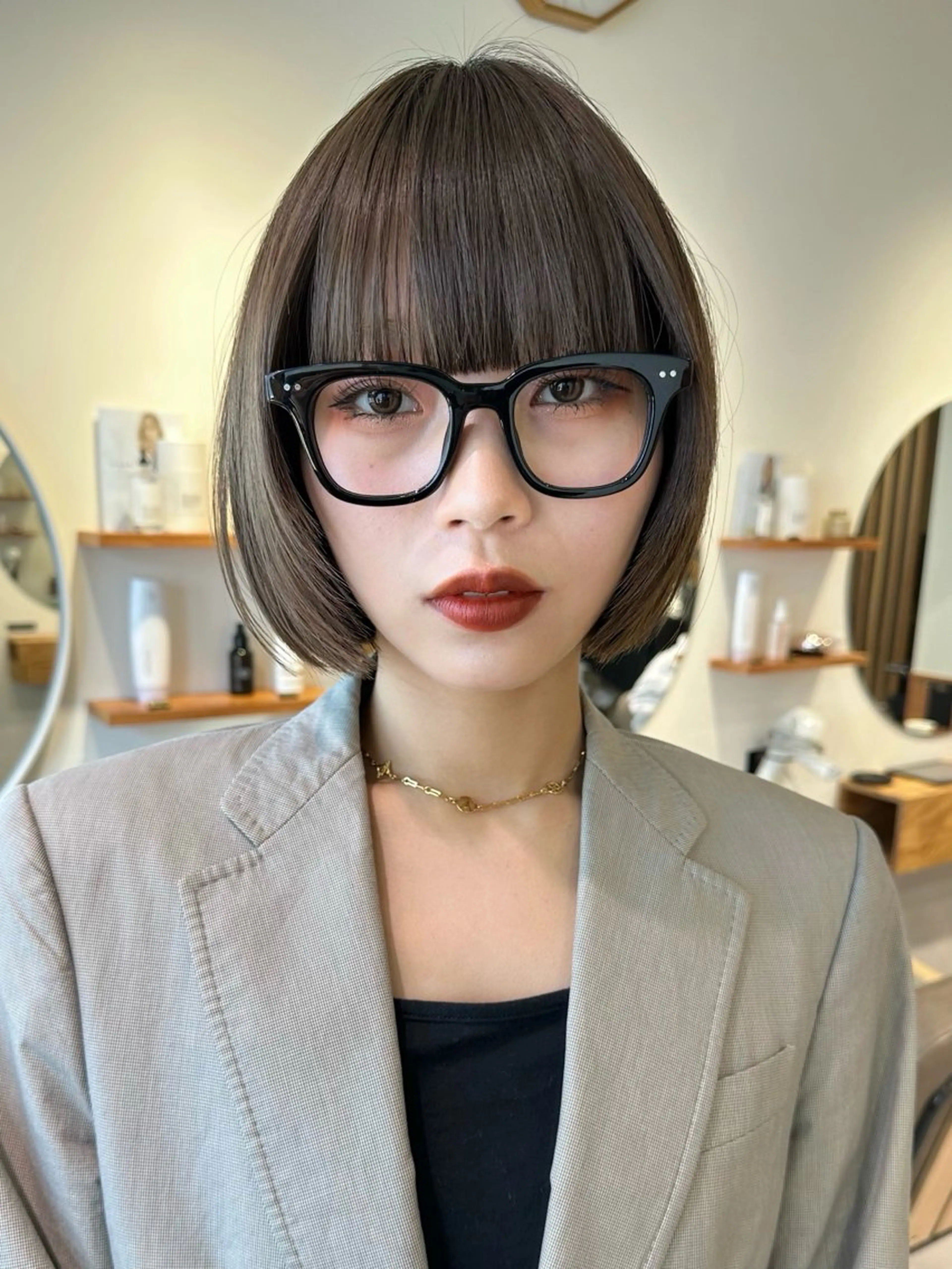 ショート sea by luvismけやき通り2号店所属・ボブ/ショート/ 縮毛矯正/岸本恭明のヘアスタイル