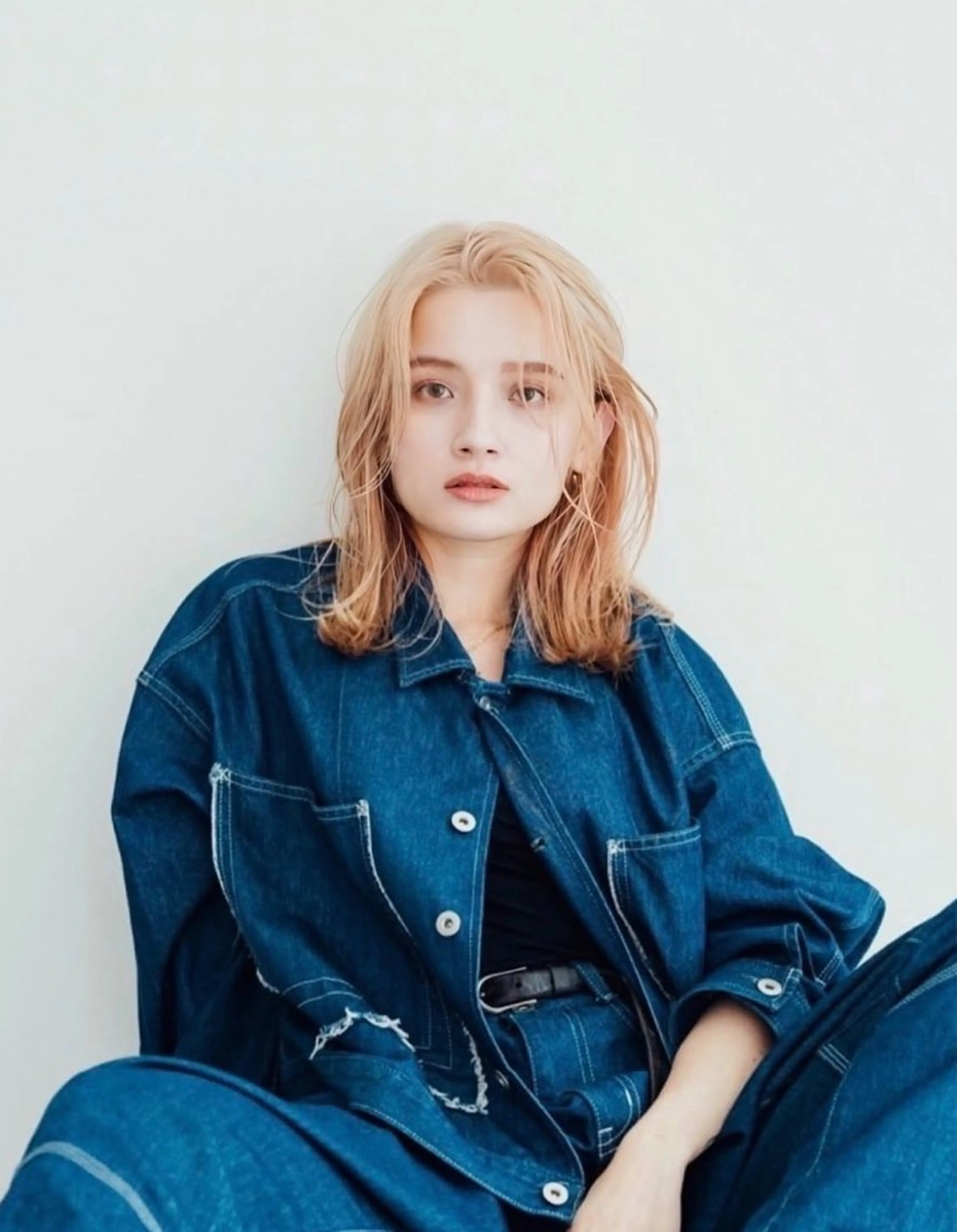 ミディアム カラー ヘアアレンジ レイヤーカット 栄💗レイヤーカット |韓国風|haruのヘアスタイル