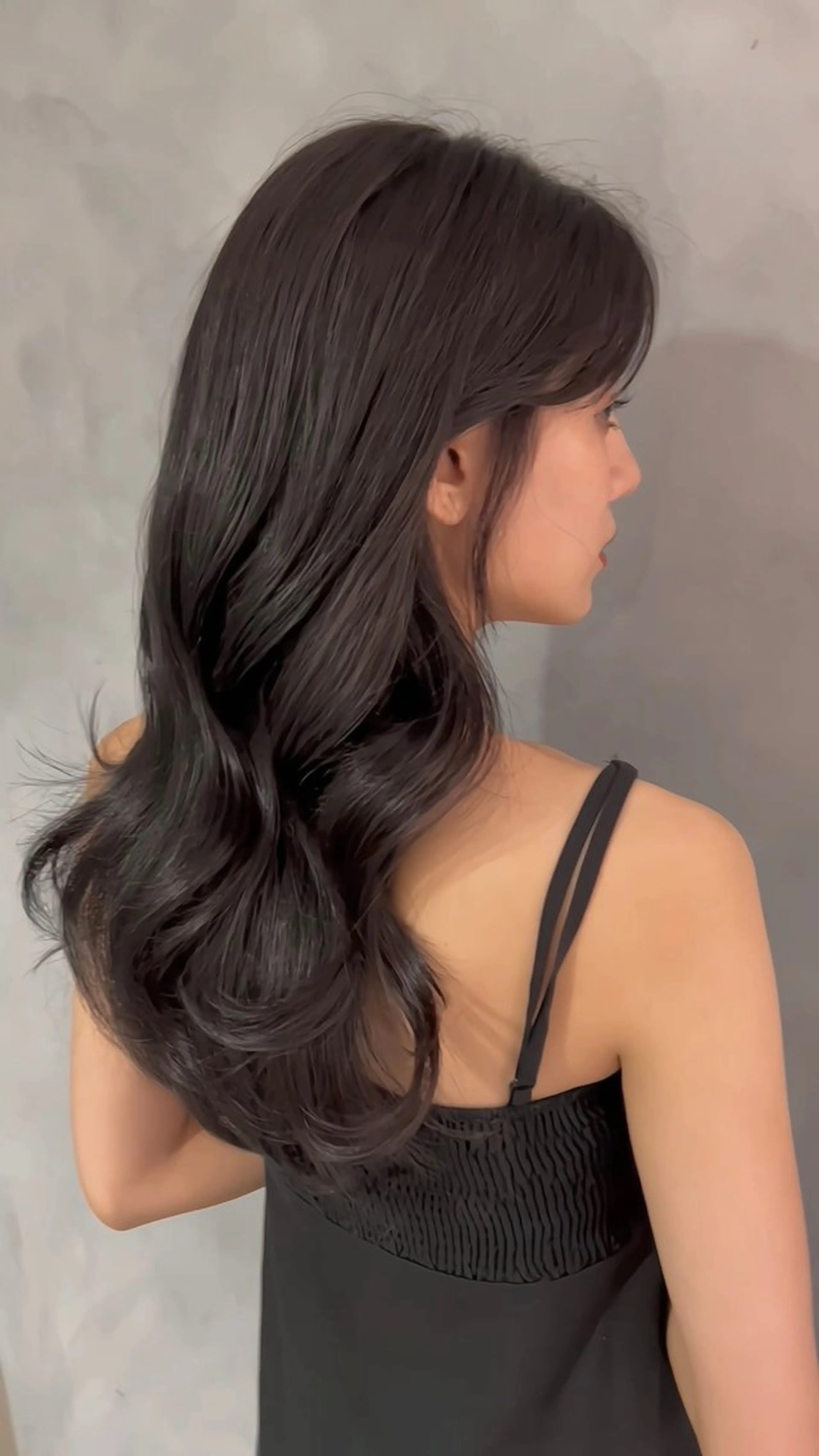 ロング レイヤーカット 石山 洸平のヘアスタイル