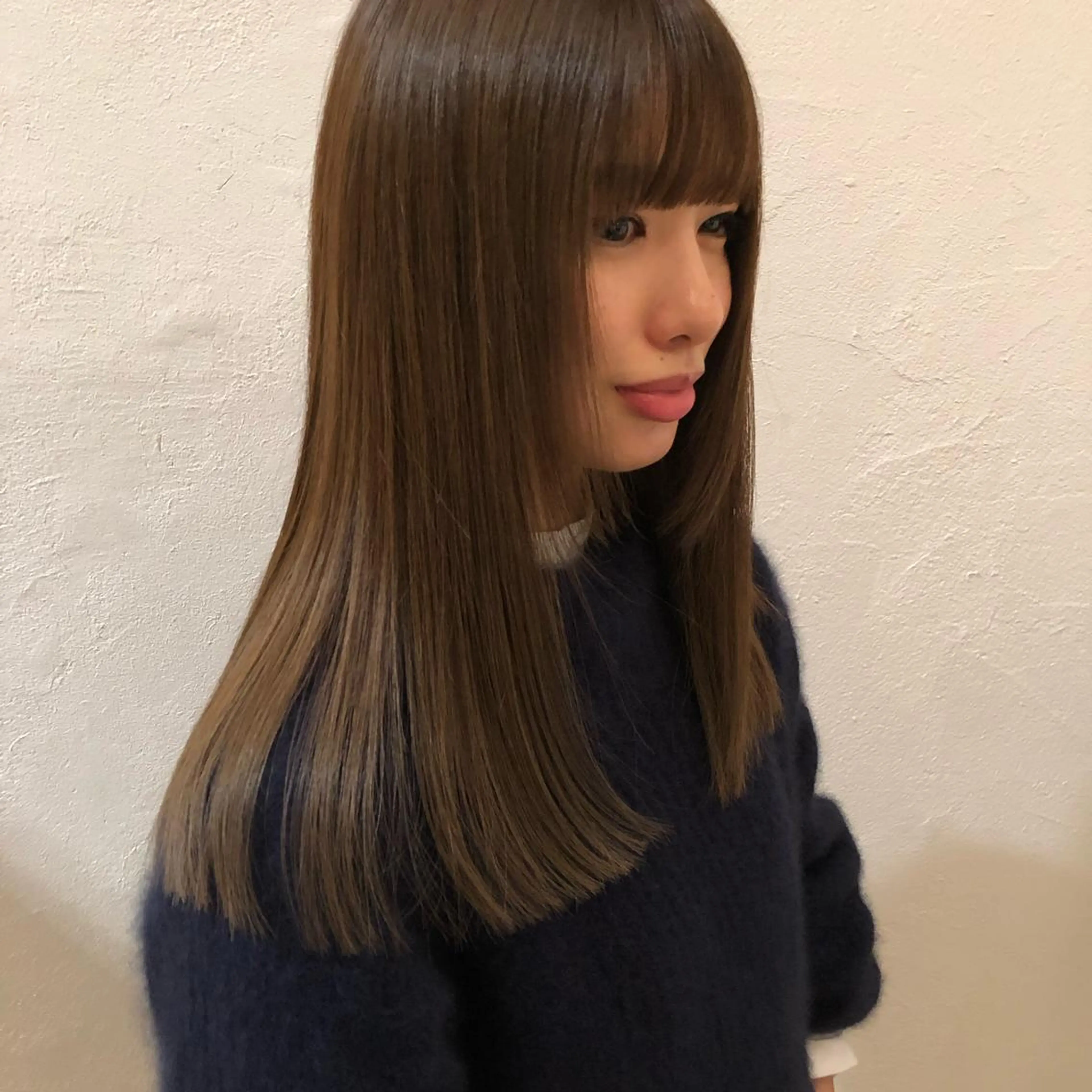 セミロング カラー ヘアアレンジ カット ヘアカラー トリートメント BRUNTJET所属・MAEDA MADOKAのヘアスタイル