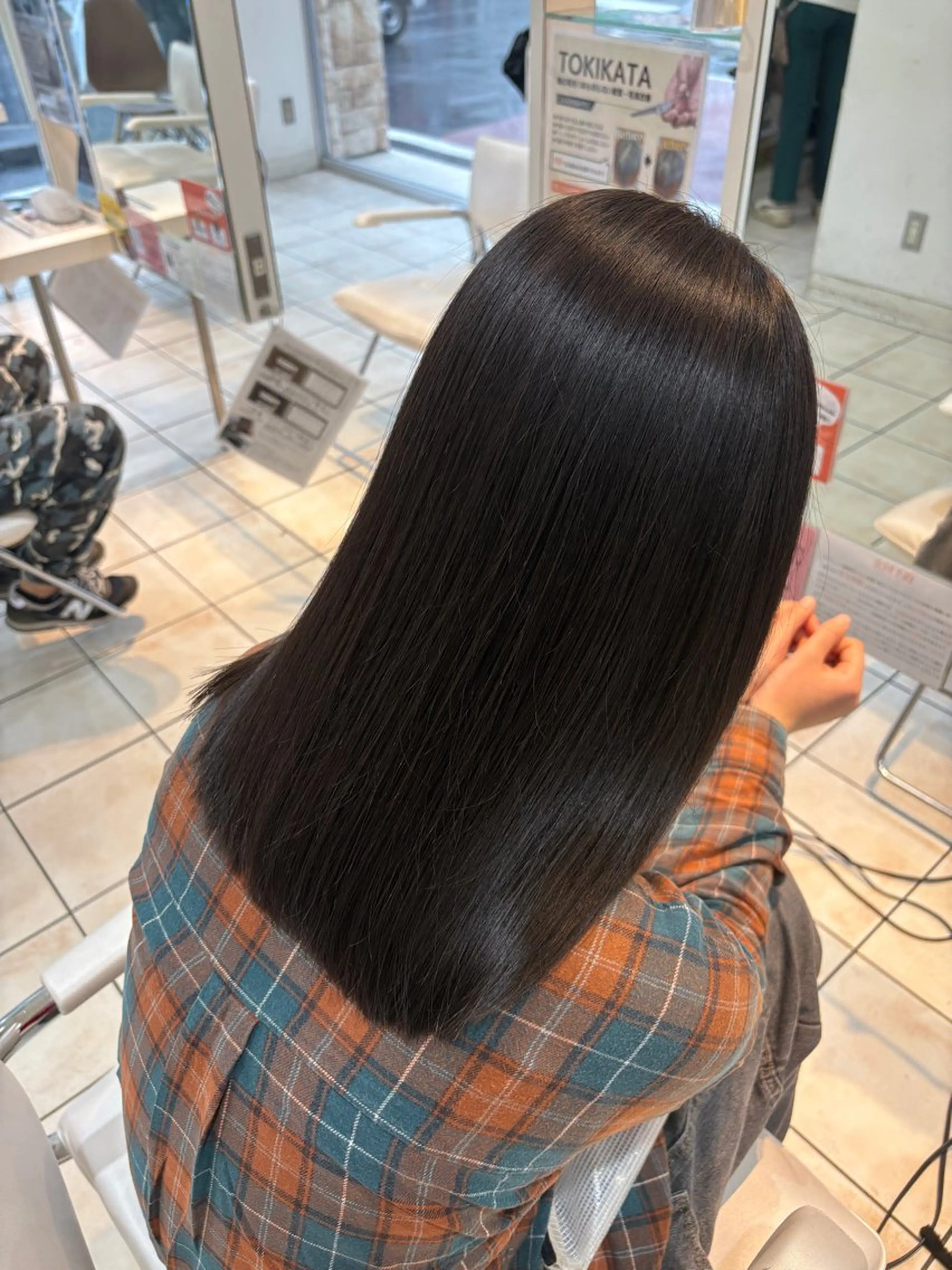 セミロング カラー ヘアカラー トリートメント ブリーチ/ヘアセット 【𝙍𝙞𝙣𝙤】のヘアスタイル