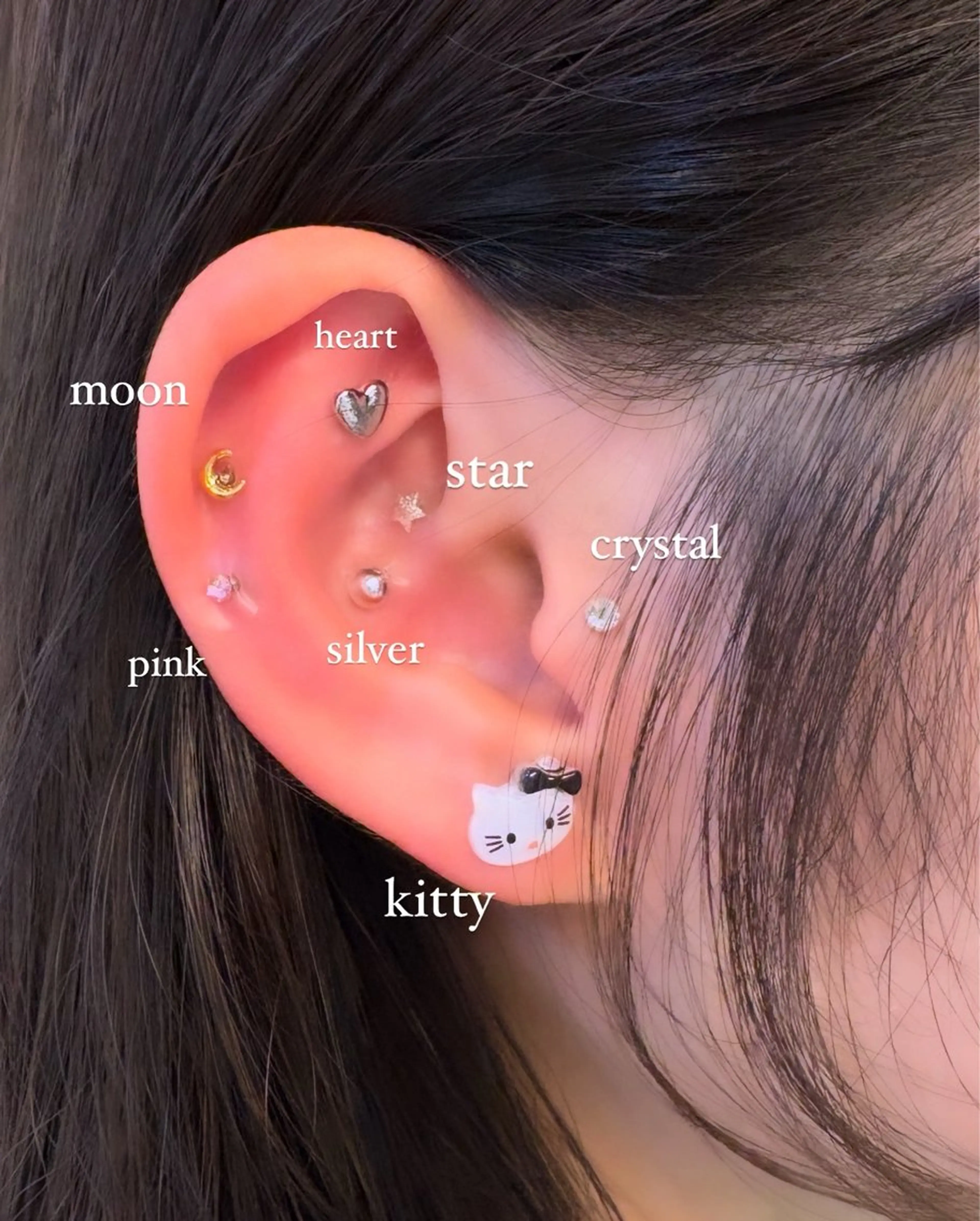 [大人気menu👂🎀]耳つぼジュエリーの写真