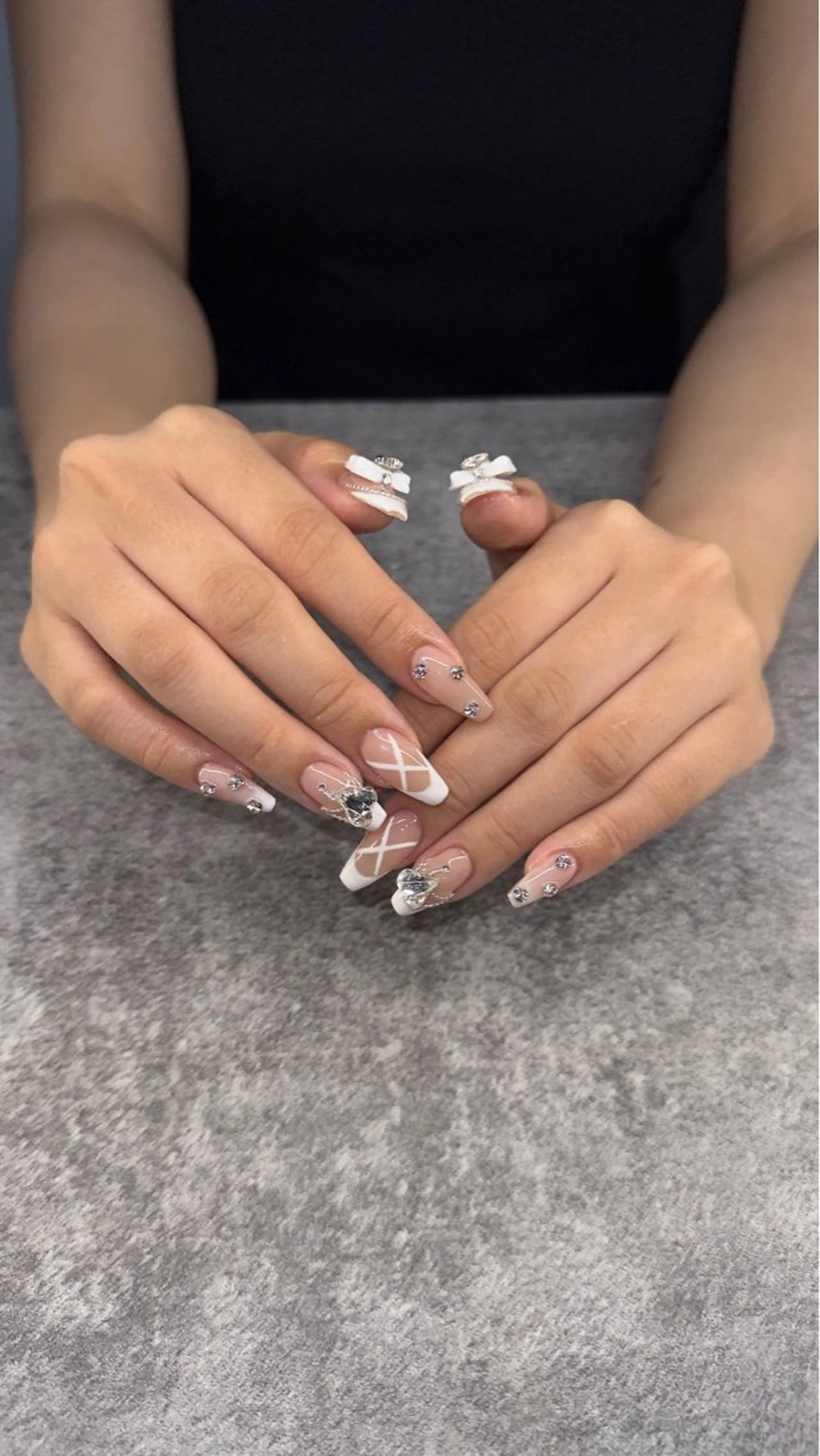 セミロング ハンドネイル PinkDoll House天久店のネイルデザイン