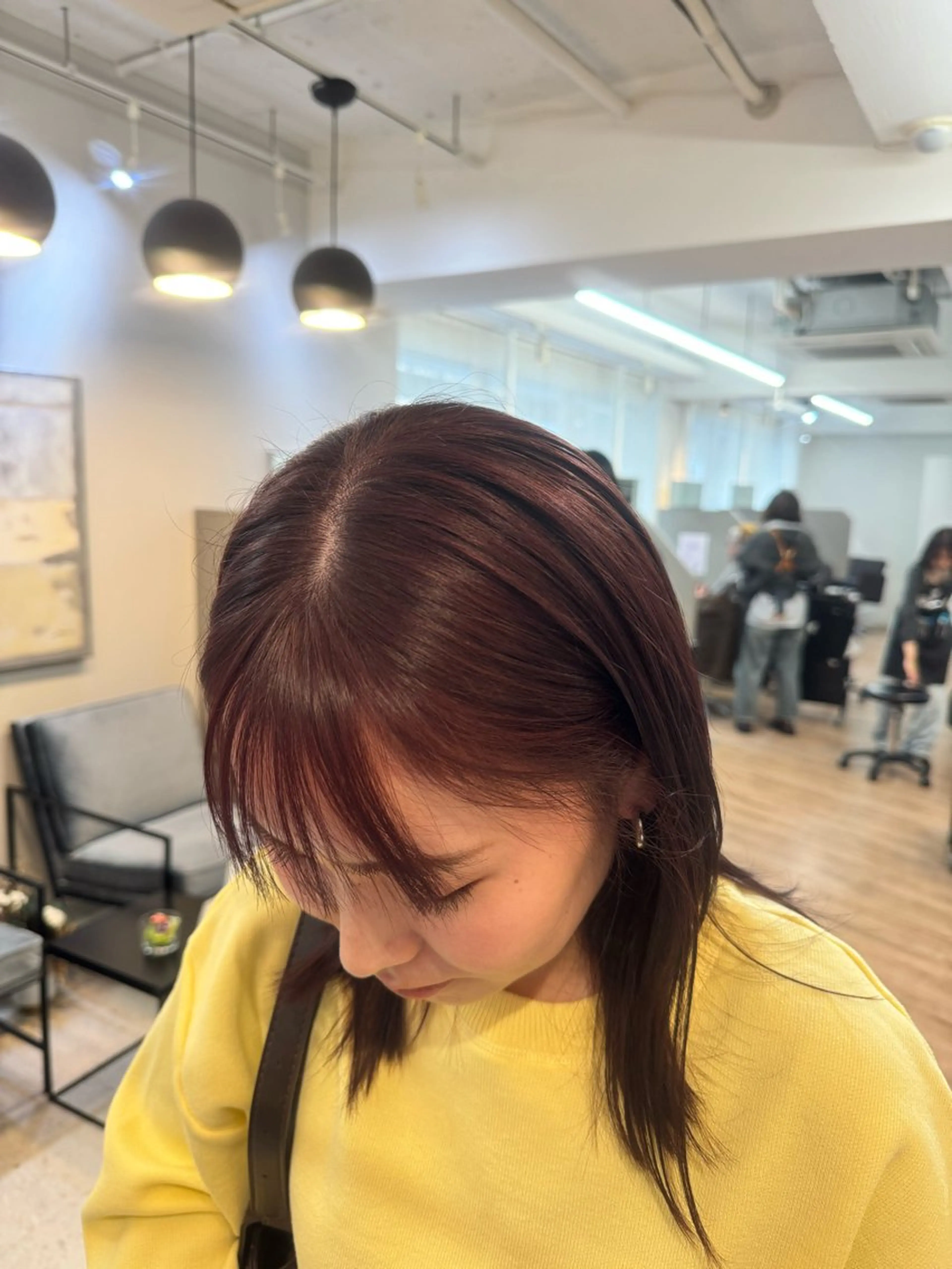 セミロング 加藤 優眞のヘアスタイル