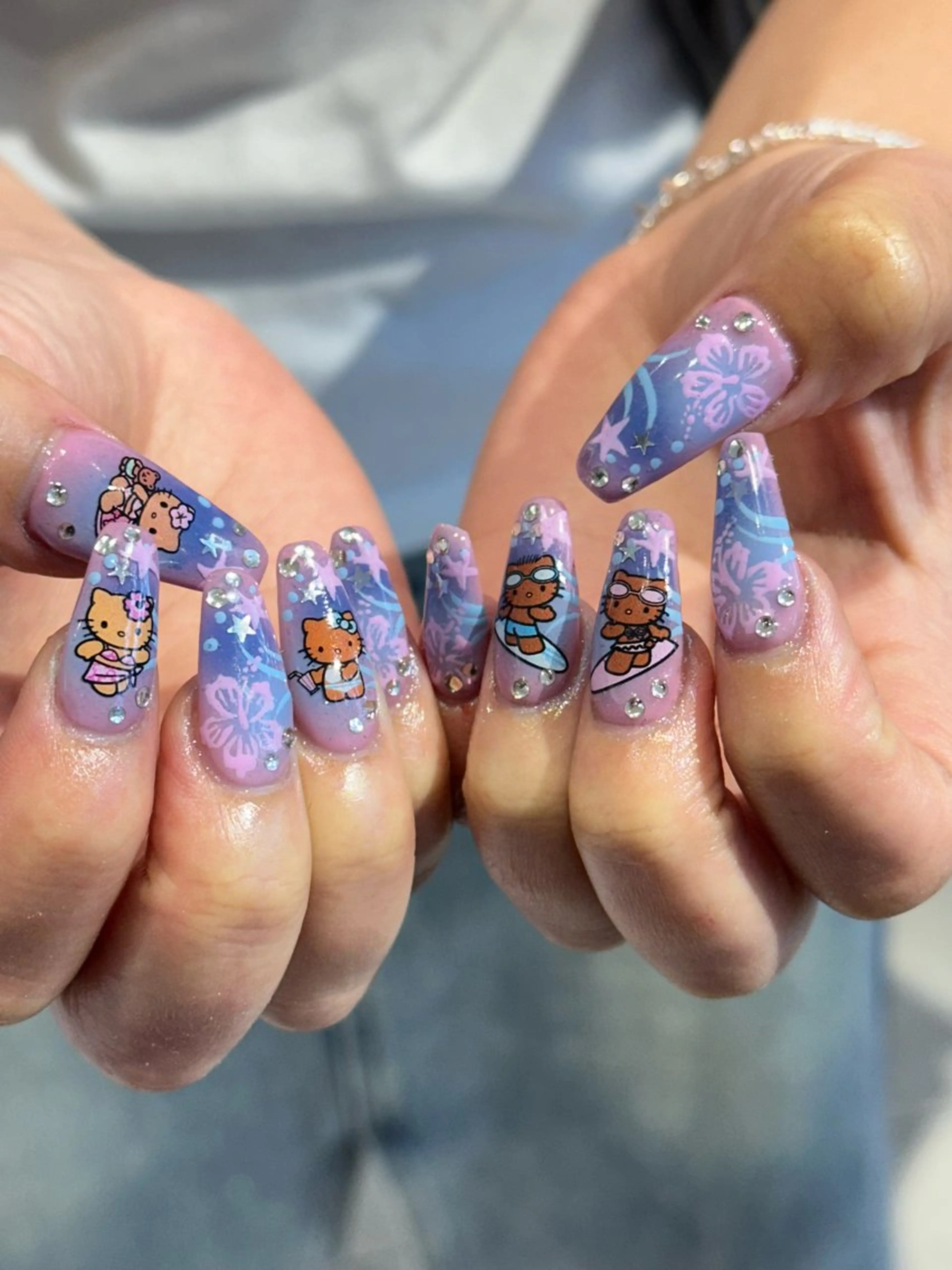 ネイル ハイトーン特化 pepe🎀のヘアスタイル