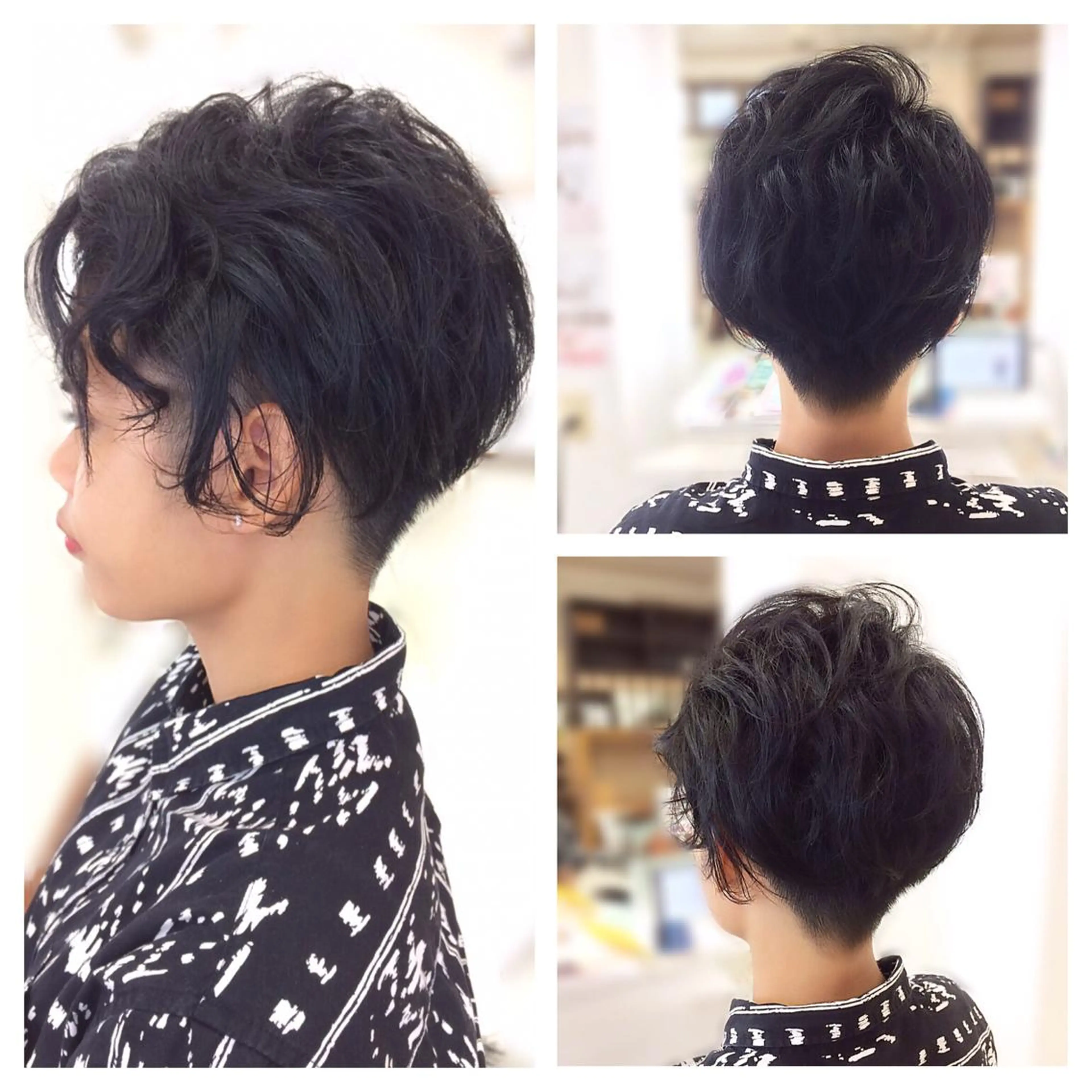 ショート カット トリートメント ヘッドスパ Hair VERDEのヘアスタイル