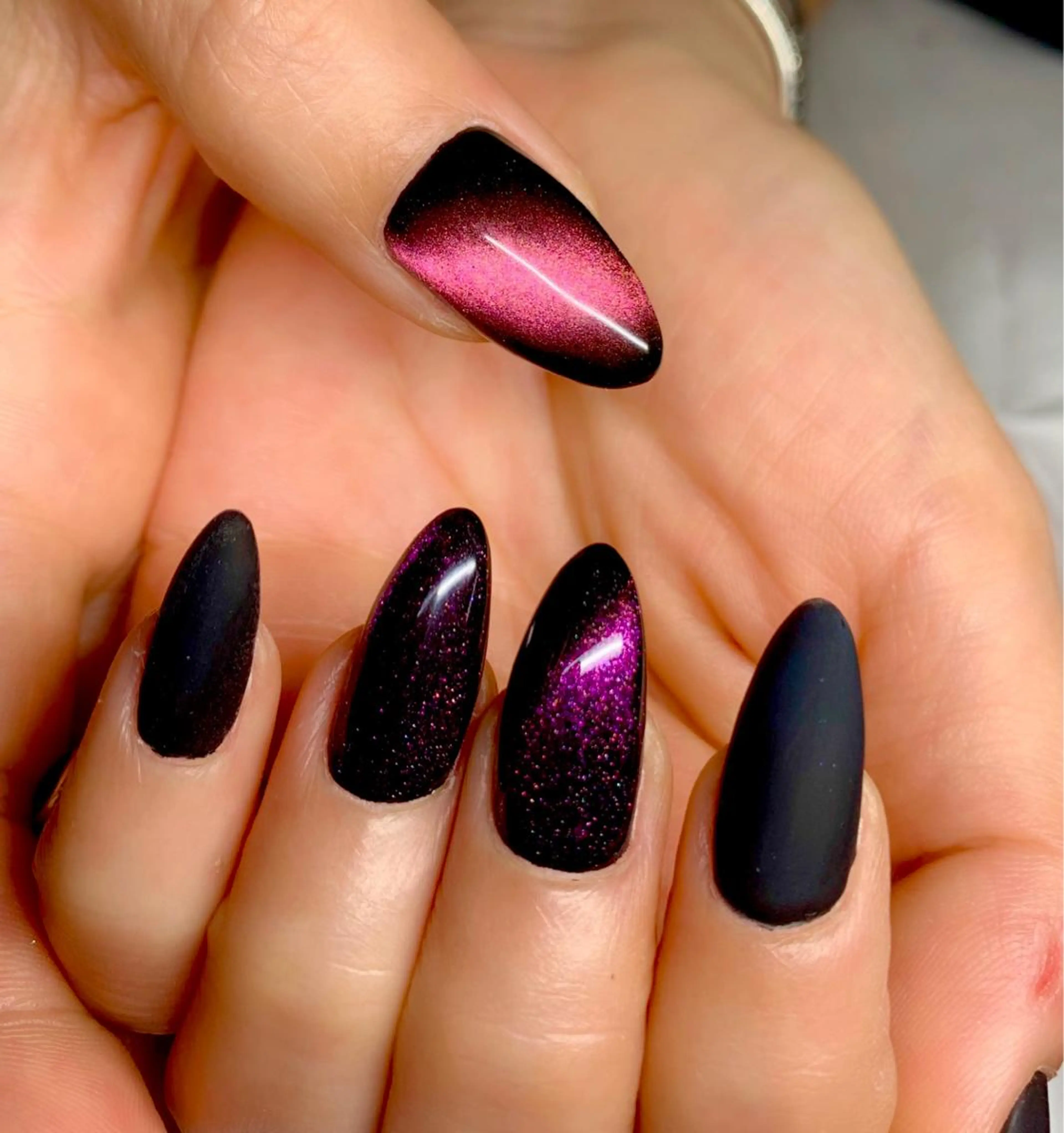 ネイル ジェルネイル マグネットネイル Nail Salon JANEのネイルデザイン