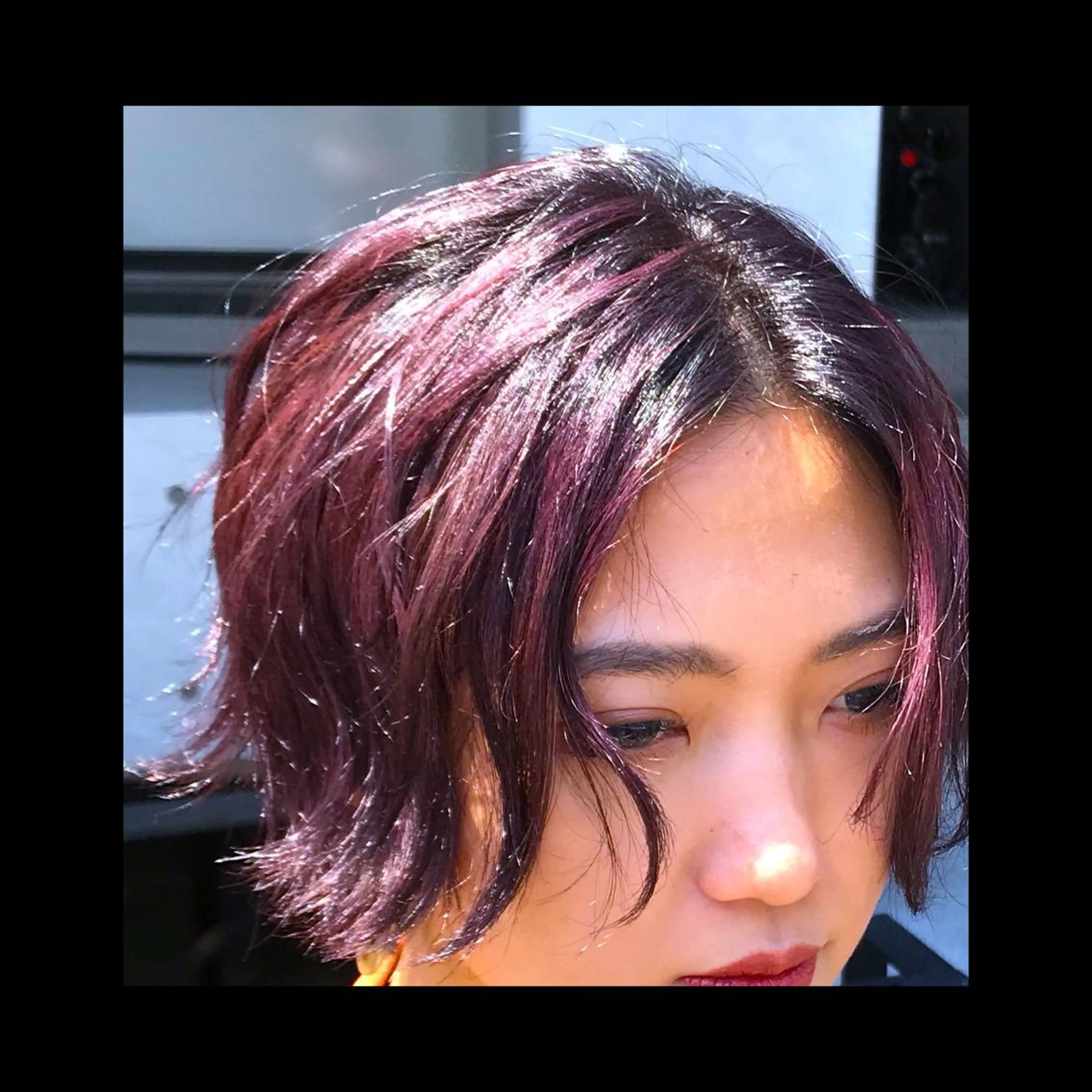 ショート ヘアカラー 及川シゲル 髪質改善講師のヘアスタイル