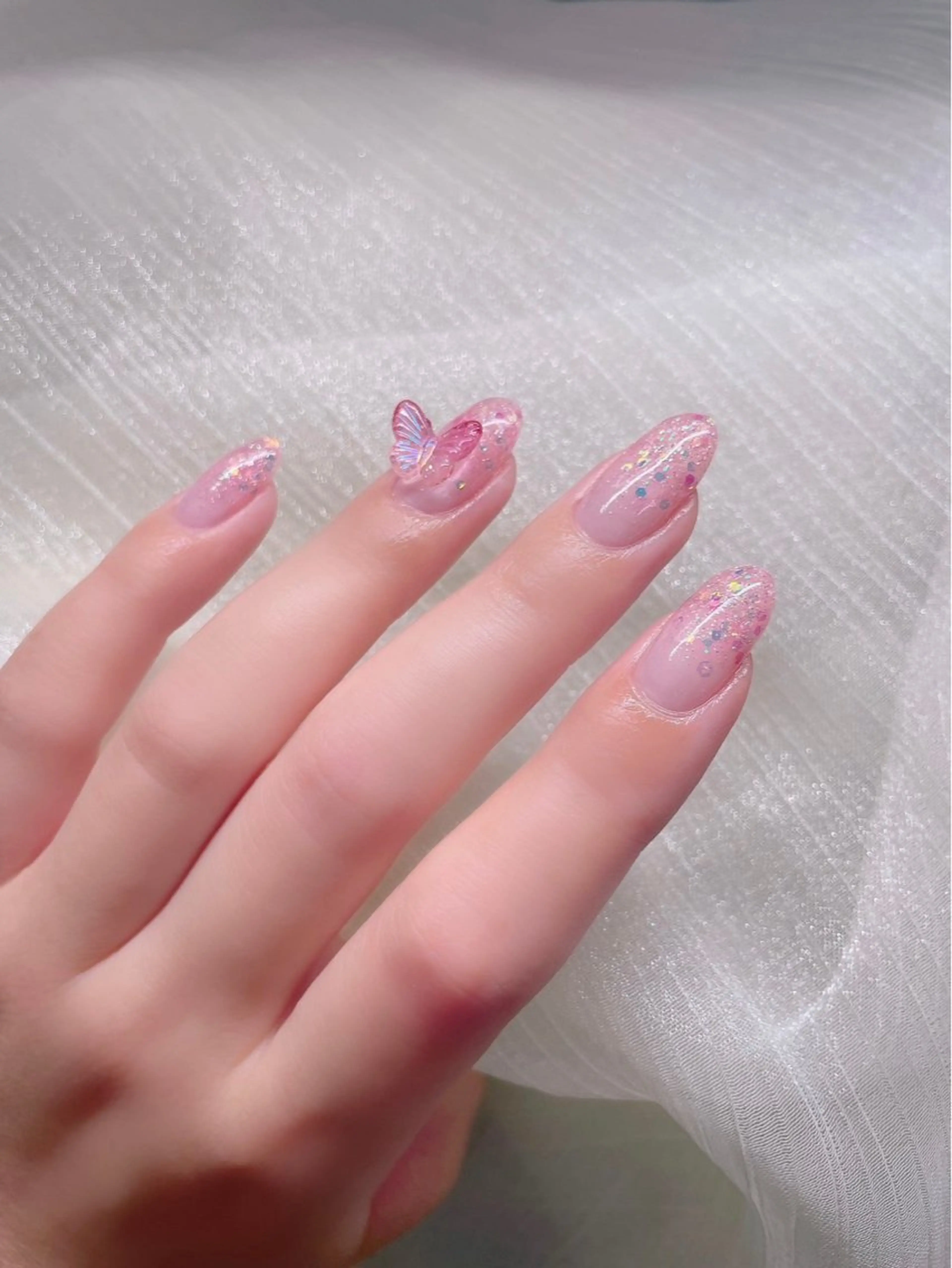 ネイル 長さ出し ハンドネイル Nailist SUZU所属・Nailist suzuのネイルデザイン