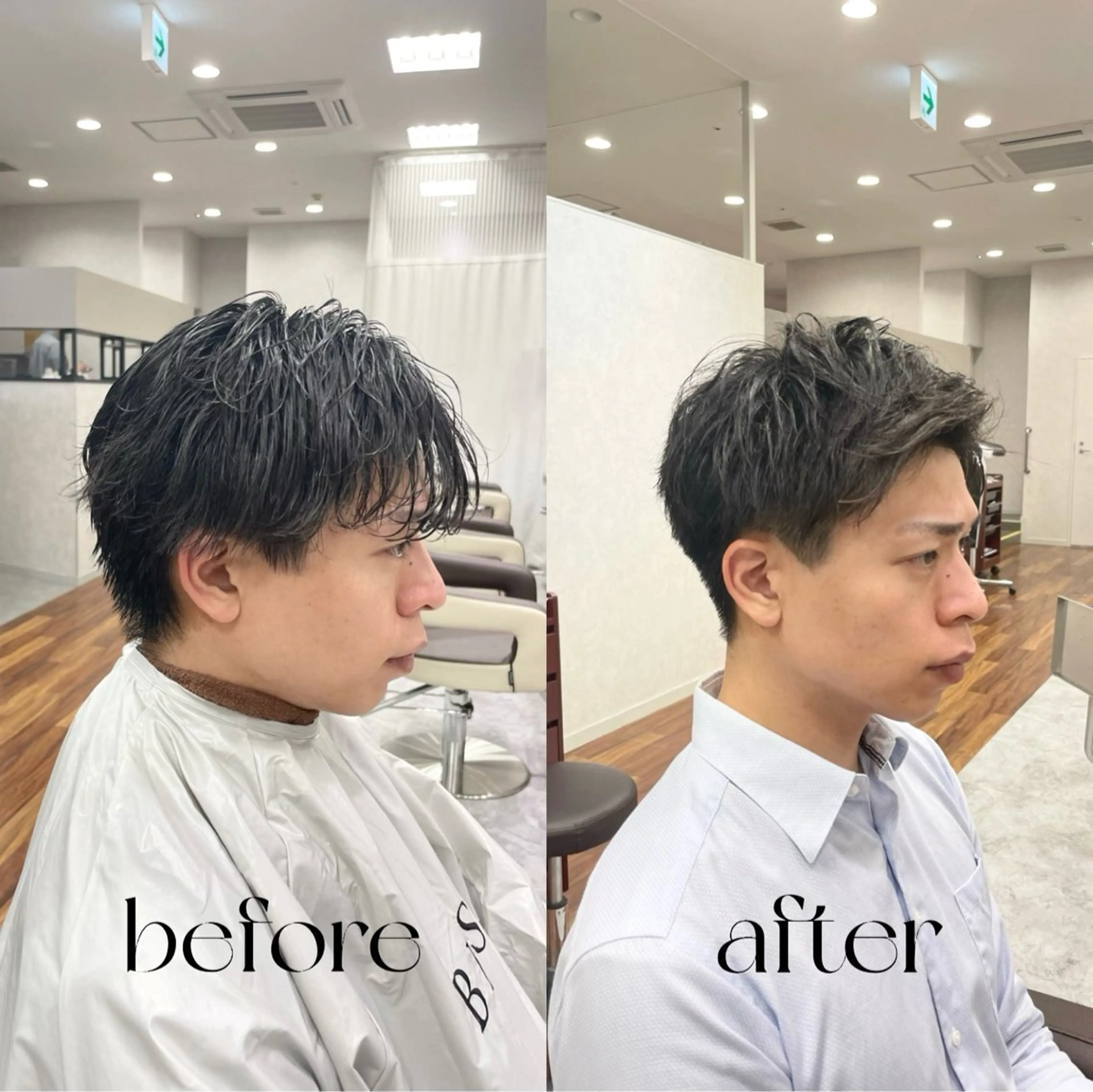 メンズ カット 縮毛矯正特化🩰 竹口はるかのヘアスタイル